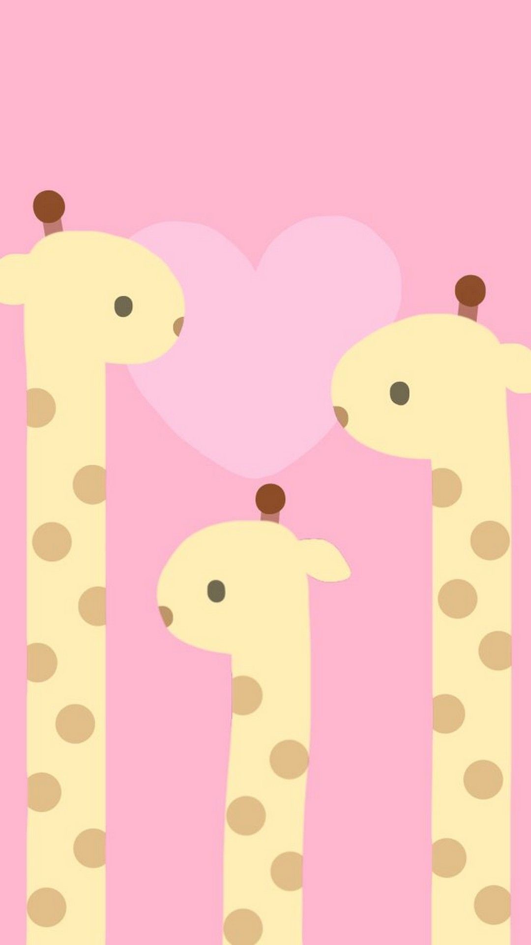 1080x1920 Cute Pink Giraffe Wallpaper iPhone | Best HD Wallpapers