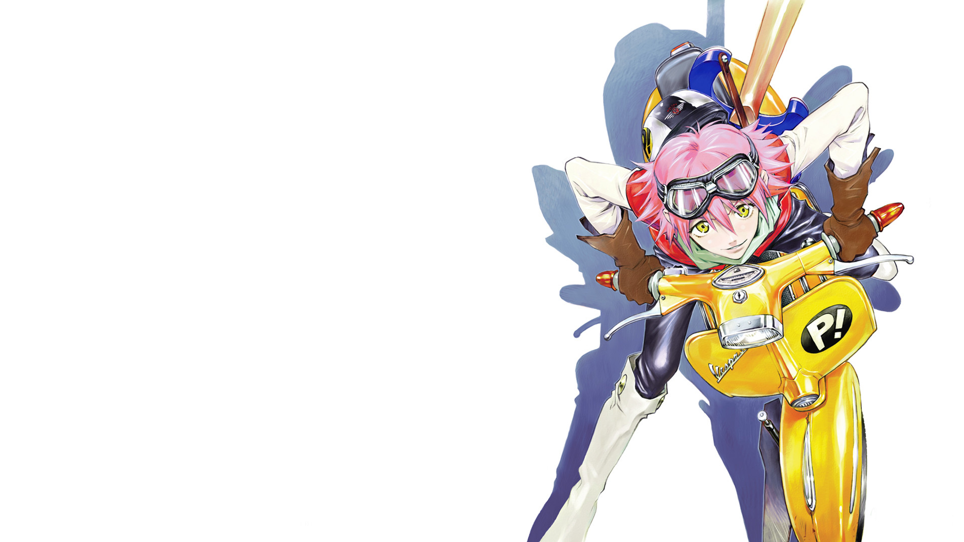 1920x1080 FLCL Fooly Cooly Haruhara Haruko simple background wallpaper |  |  226498 | WallpaperUP