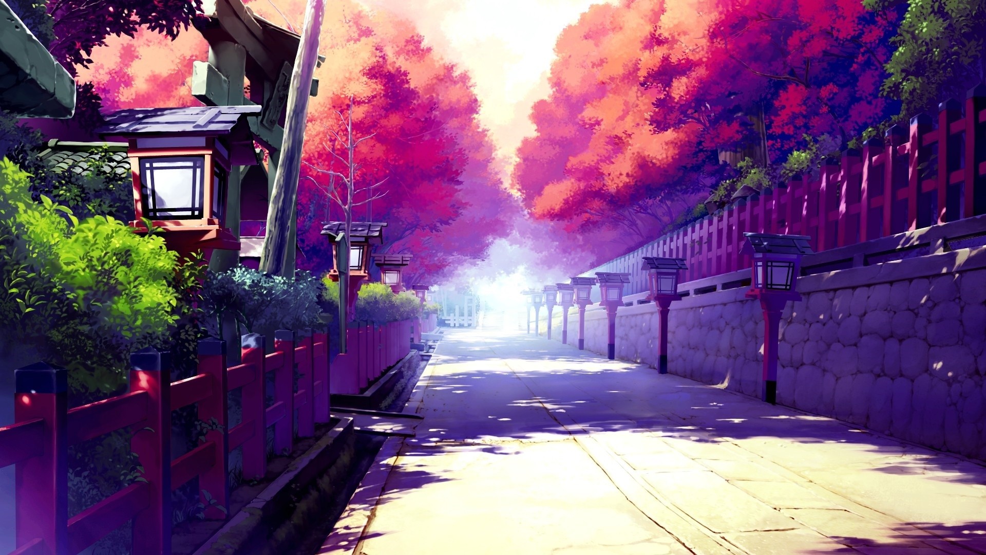 1920x1080 Japanese Anime Street [] ...