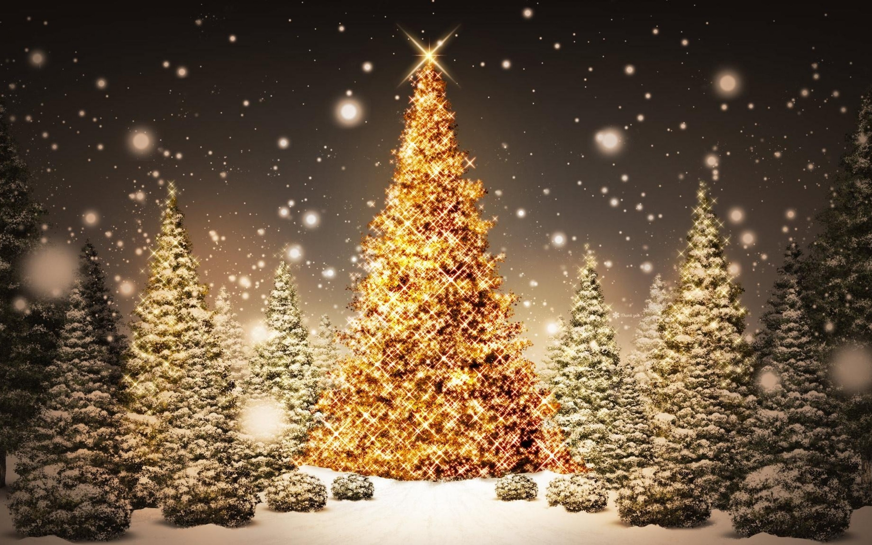 2880x1800 High Definition Christmas Wallpapers