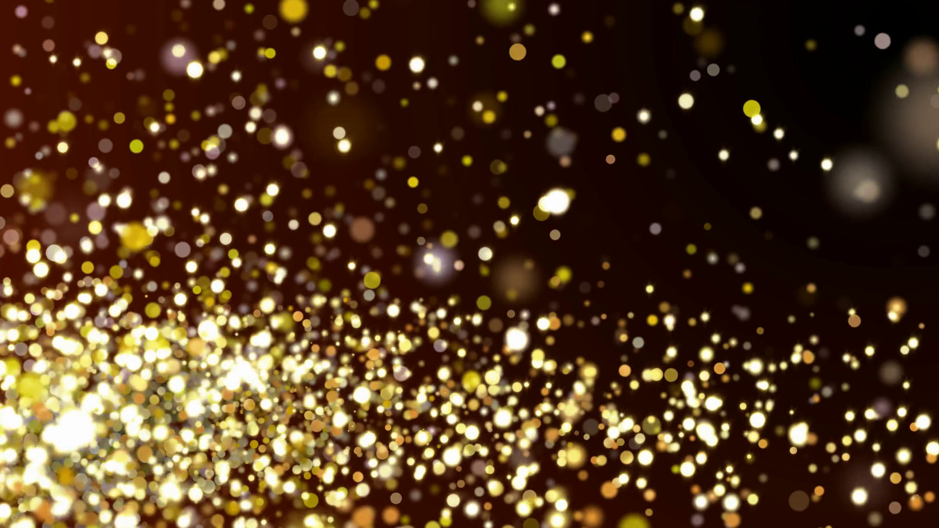 1920x1080 Gold glitter sparkles texture on dark background. Shiny abstract animation.  Motion Background - Storyblocks Video