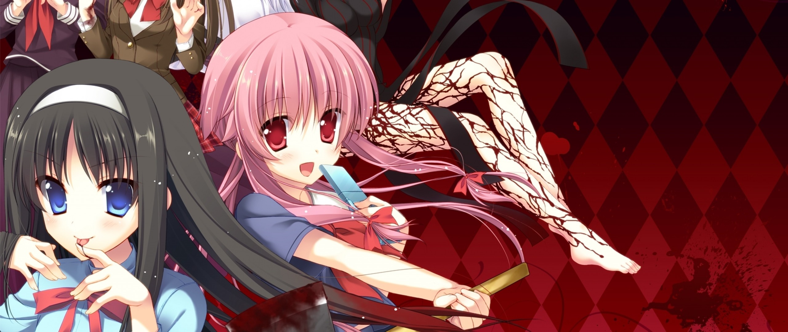 2560x1080  Wallpaper hatori piyoko, fate stay night, tsukihime, sound  horizon, mirai nikki