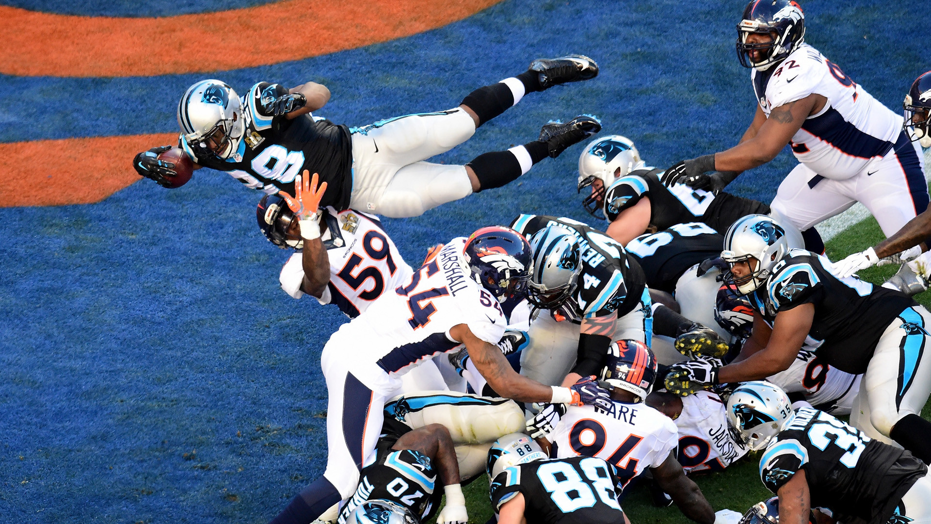 1920x1080 Highlights of Super Bowl 50, between Cam Newton's Carolina Panthers and  Peyton Manning's Denver Broncos