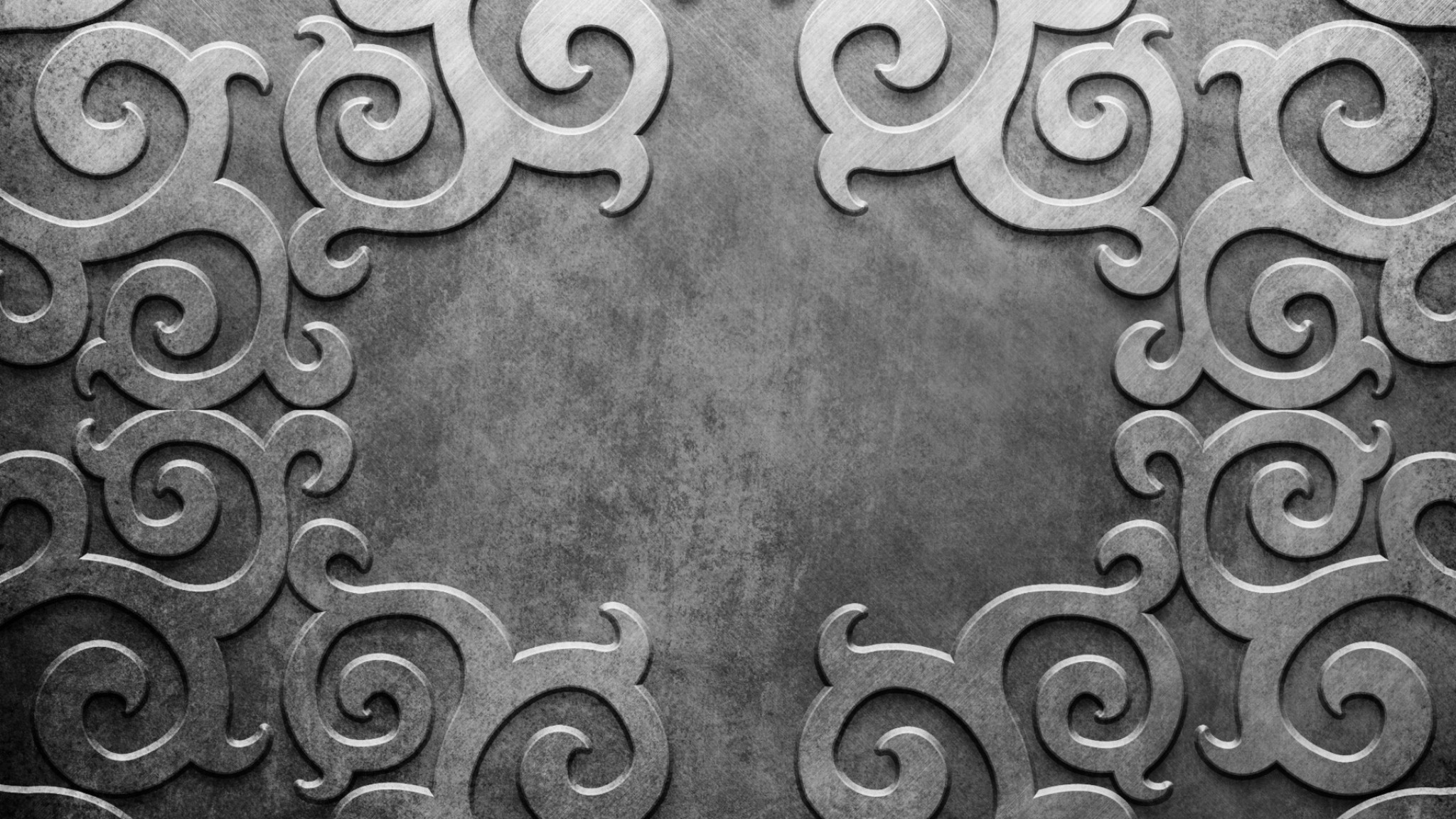 2048x1152 Preview wallpaper metal, patterns, lines, silver, background 
