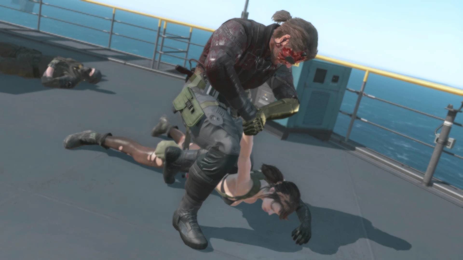 1920x1080 Metal Gear Solid V The Phantom Pain Quiet attacks Diamond Dog soldier