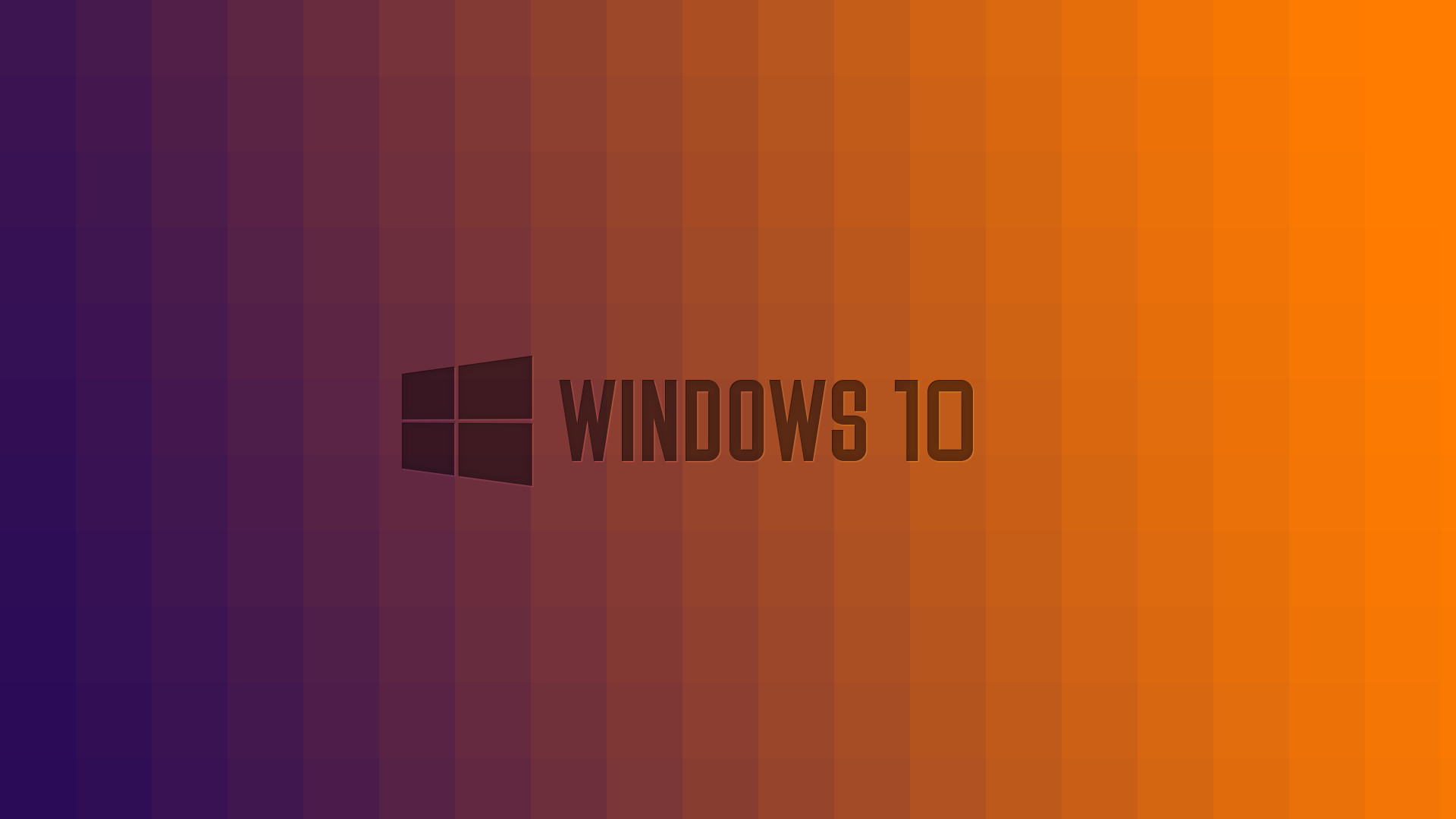 1920x1080 Windows 10 Wallpaper 1080p Full HD Purple To Orange Fade
