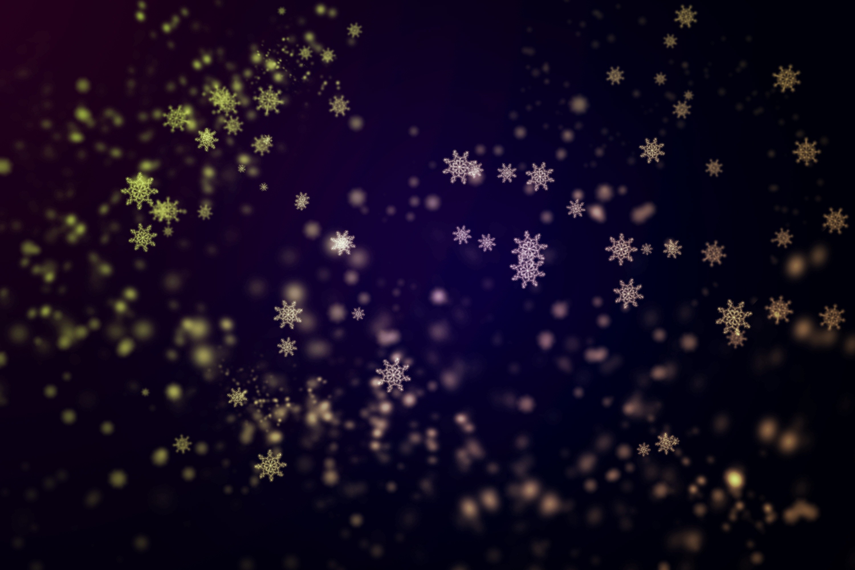 3000x2000 Wallpaper Snowflakes, Background, Shiny, Abstract