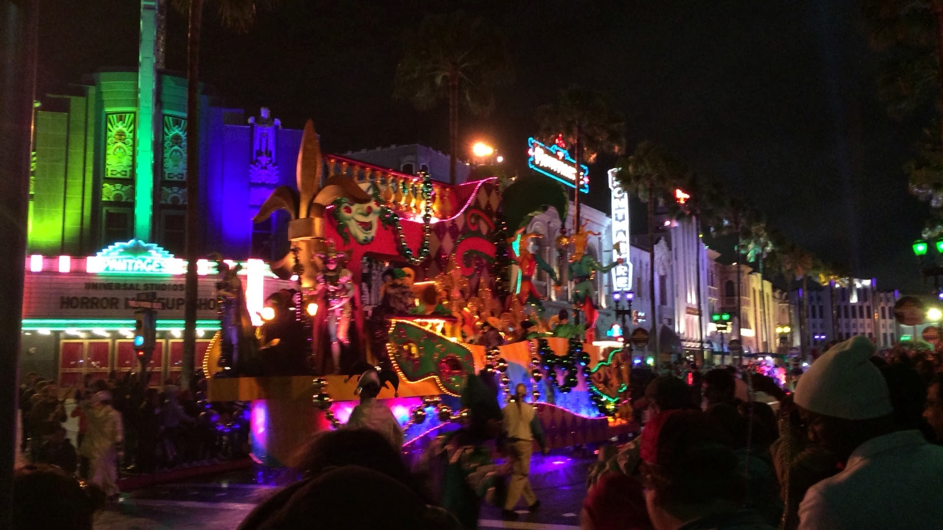 1920x1080 Opening night at Universal Studios Florida Mardi Gras 2014 parade food  (photos & video by