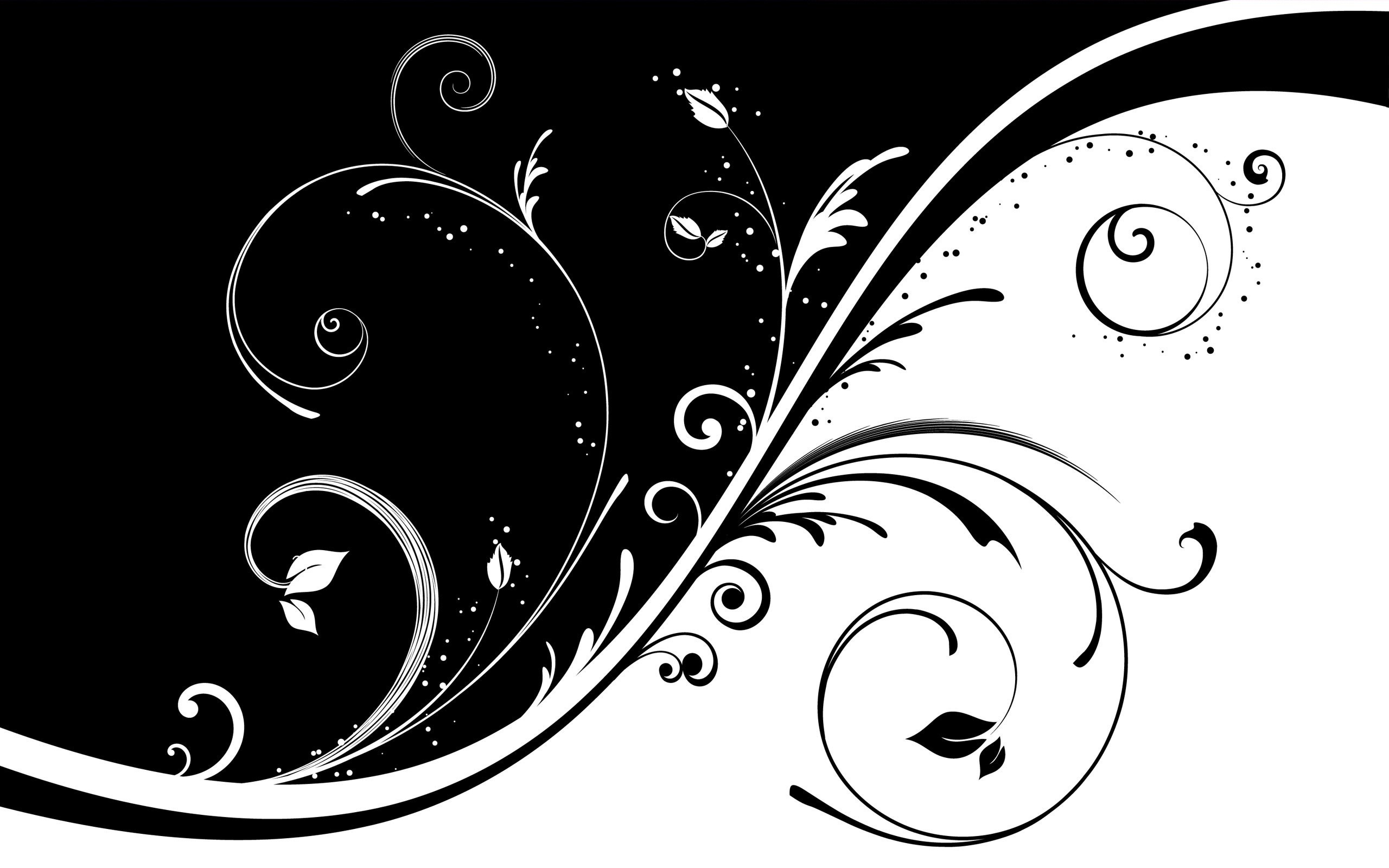 2560x1600 Black And White Pattern Backgrounds Desktop.