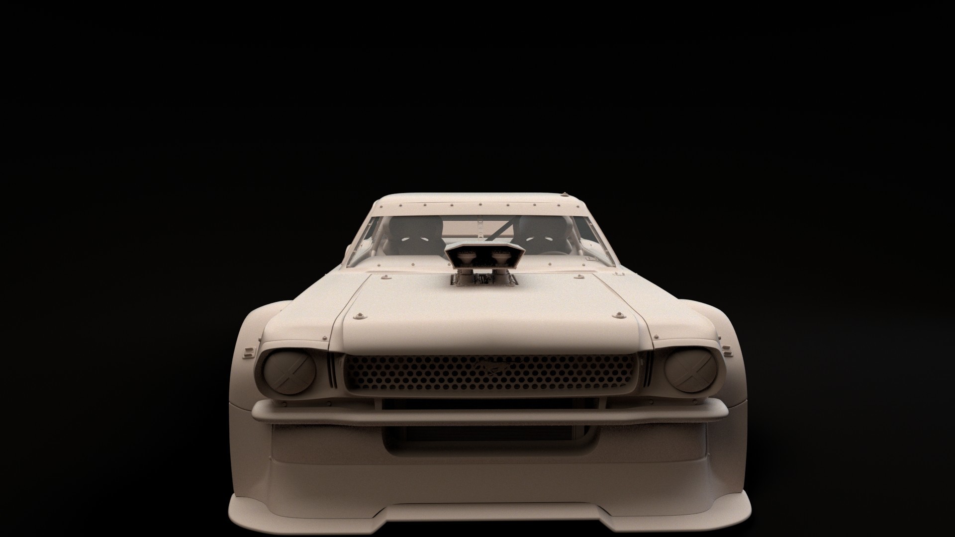 1920x1080 Ford Mustang Hoonicorn RTR 3D model Turnaround