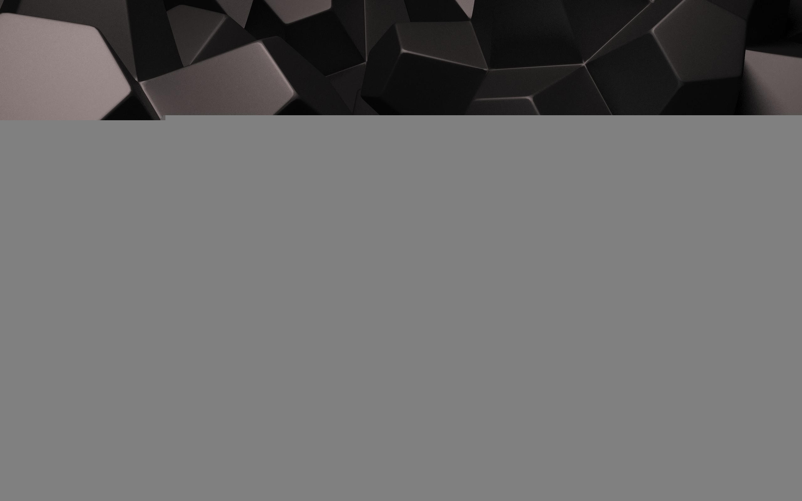 2560x1600 Geometric Shapes 3D Mac wallpaper