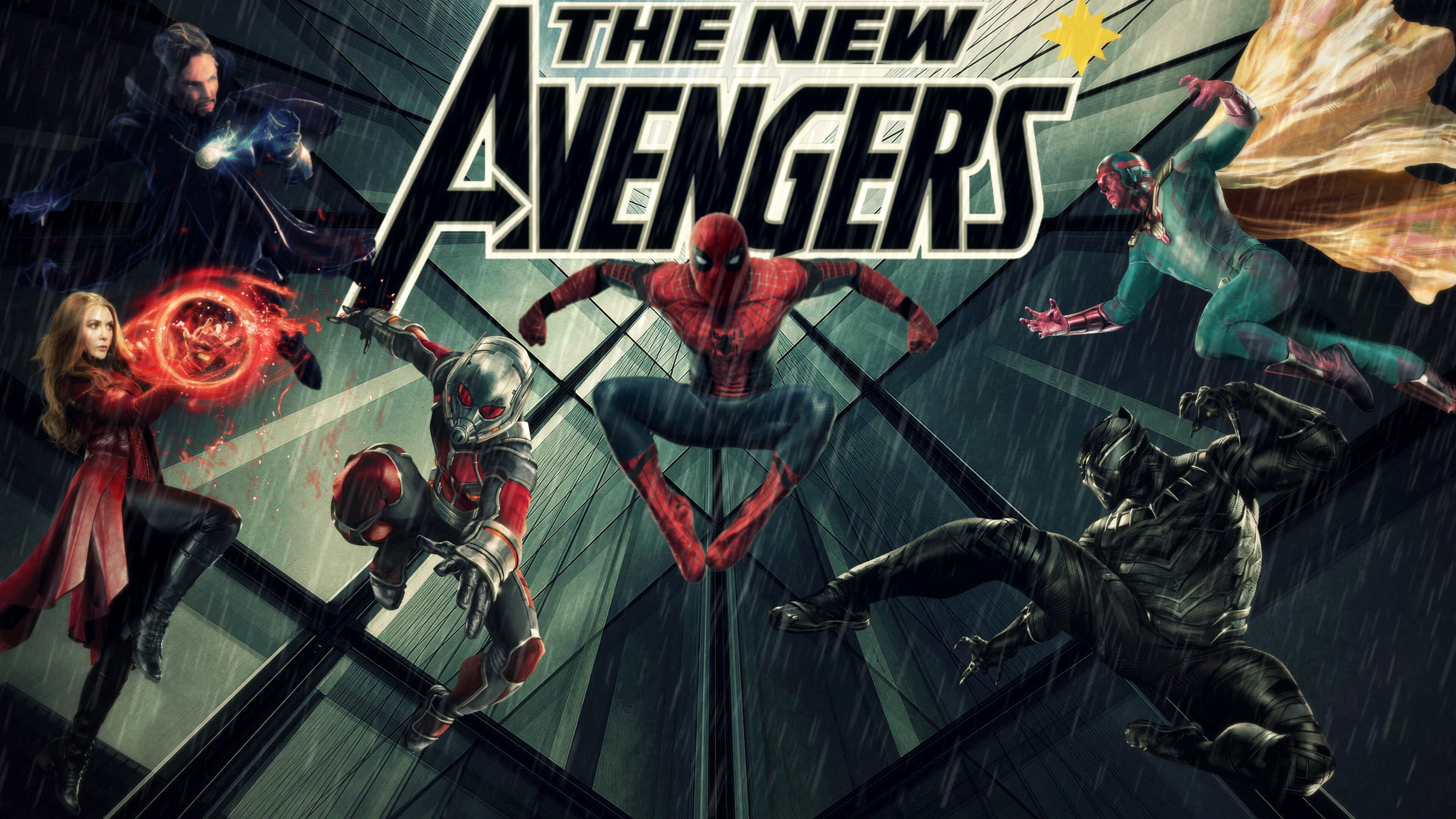 3840x2160 ... Theincrediblejake The New Avengers 4K Wallpaper by Theincrediblejake