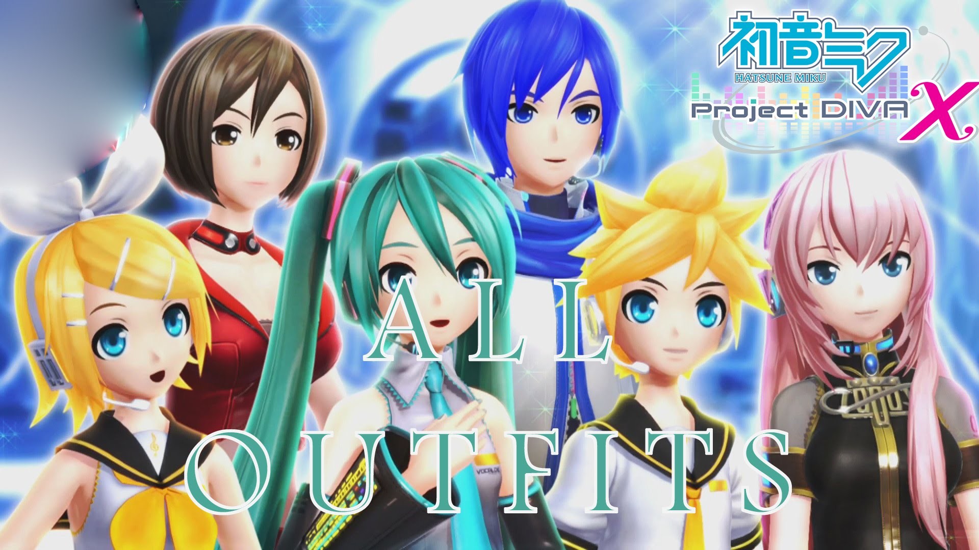 1920x1080 Hatsune Miku: Project Diva X - All Characters Outfit Modules [English, Full  1080p HD]