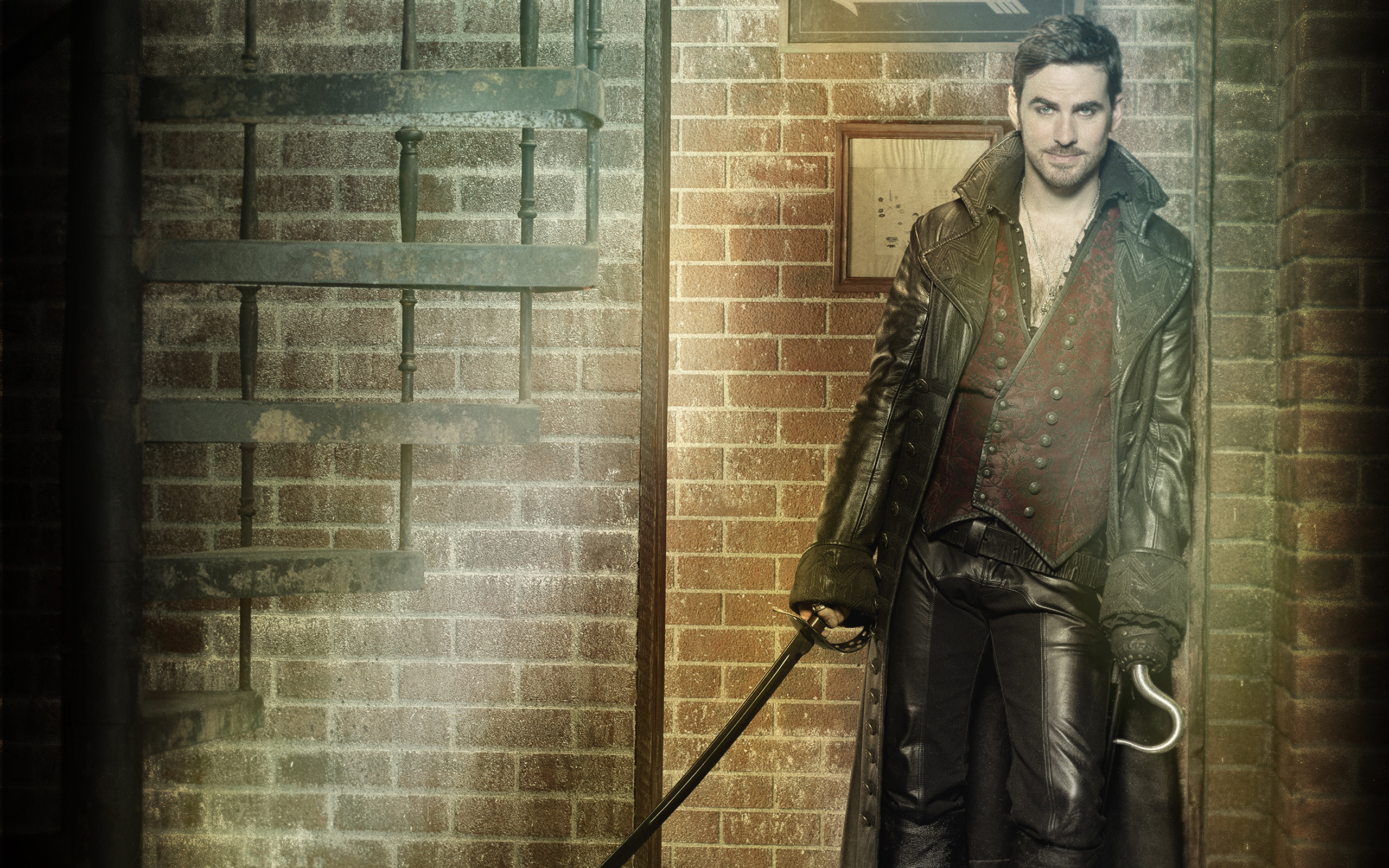 2560x1600 Once Upon a Time season 7 Wallpaper with Hook