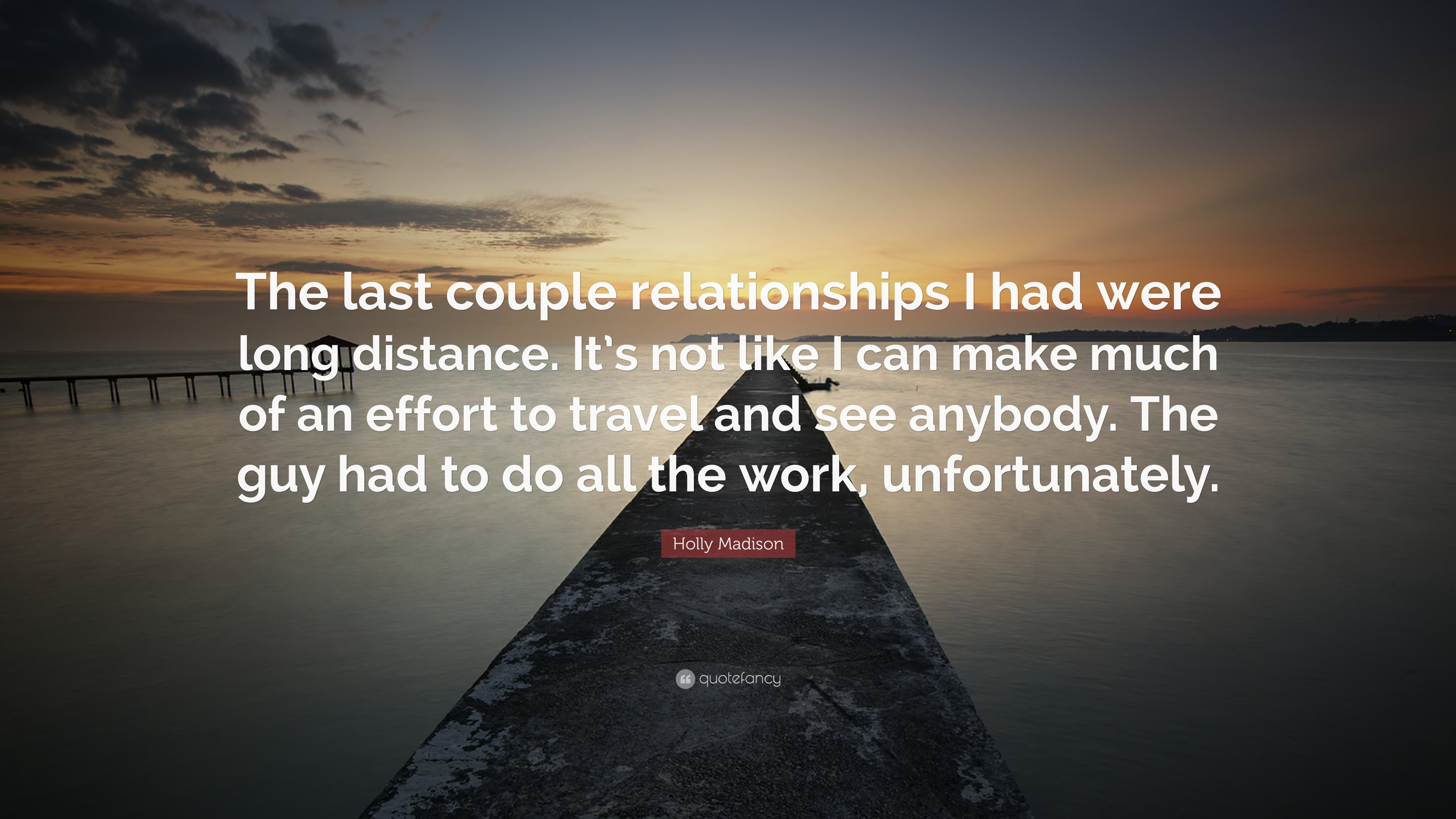 3840x2160 Holly Madison Quote: “The last couple relationships I had were long distance.  It's