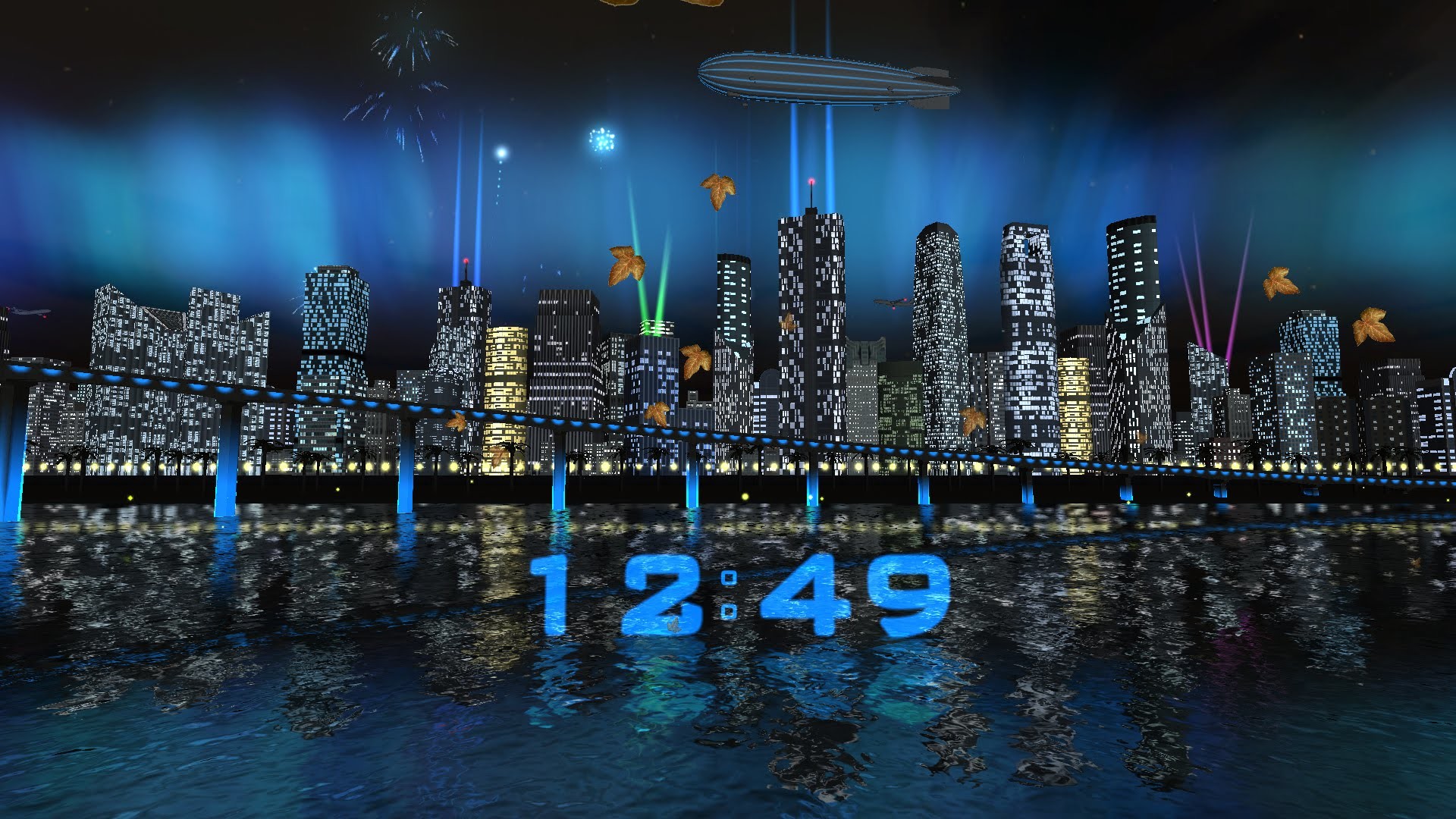 1920x1080 Day Night City Fireworks LWP (v.1.0.3) - Live wallpaper by Exacron Full HD(1080p)  - YouTube