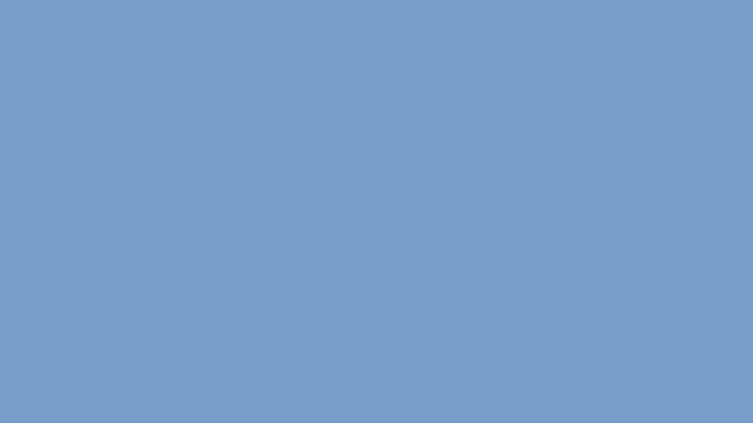 2560x1440  Dark Pastel Blue Solid Color Background