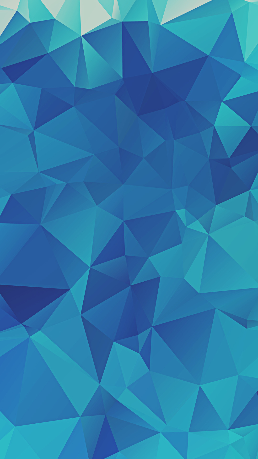 1080x1920 Low Poly Blue Triangles iPhone 6+ HD Wallpaper