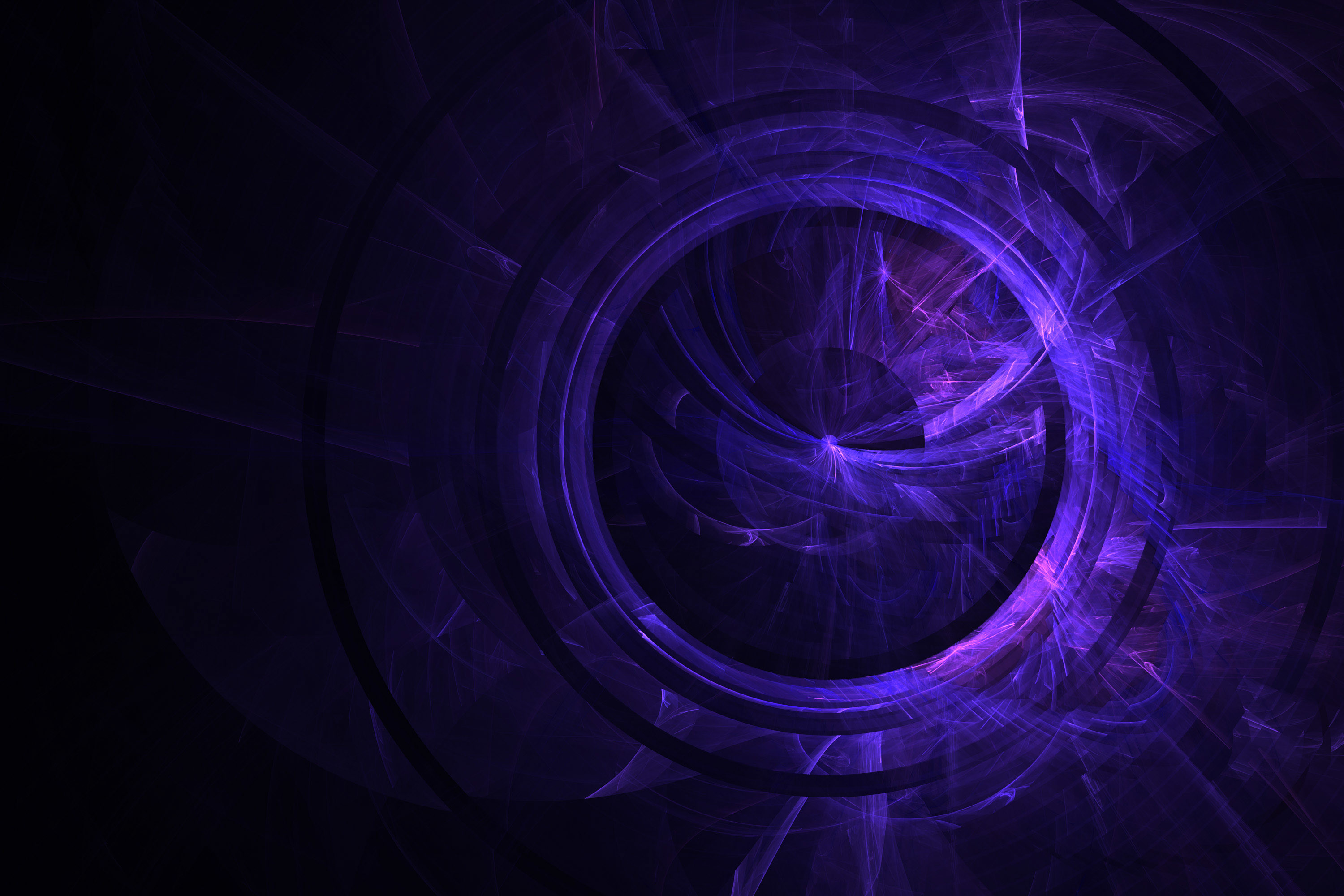 3000x2000 ... fractal texture purple circle sphere rings abstract light wallpaper ...