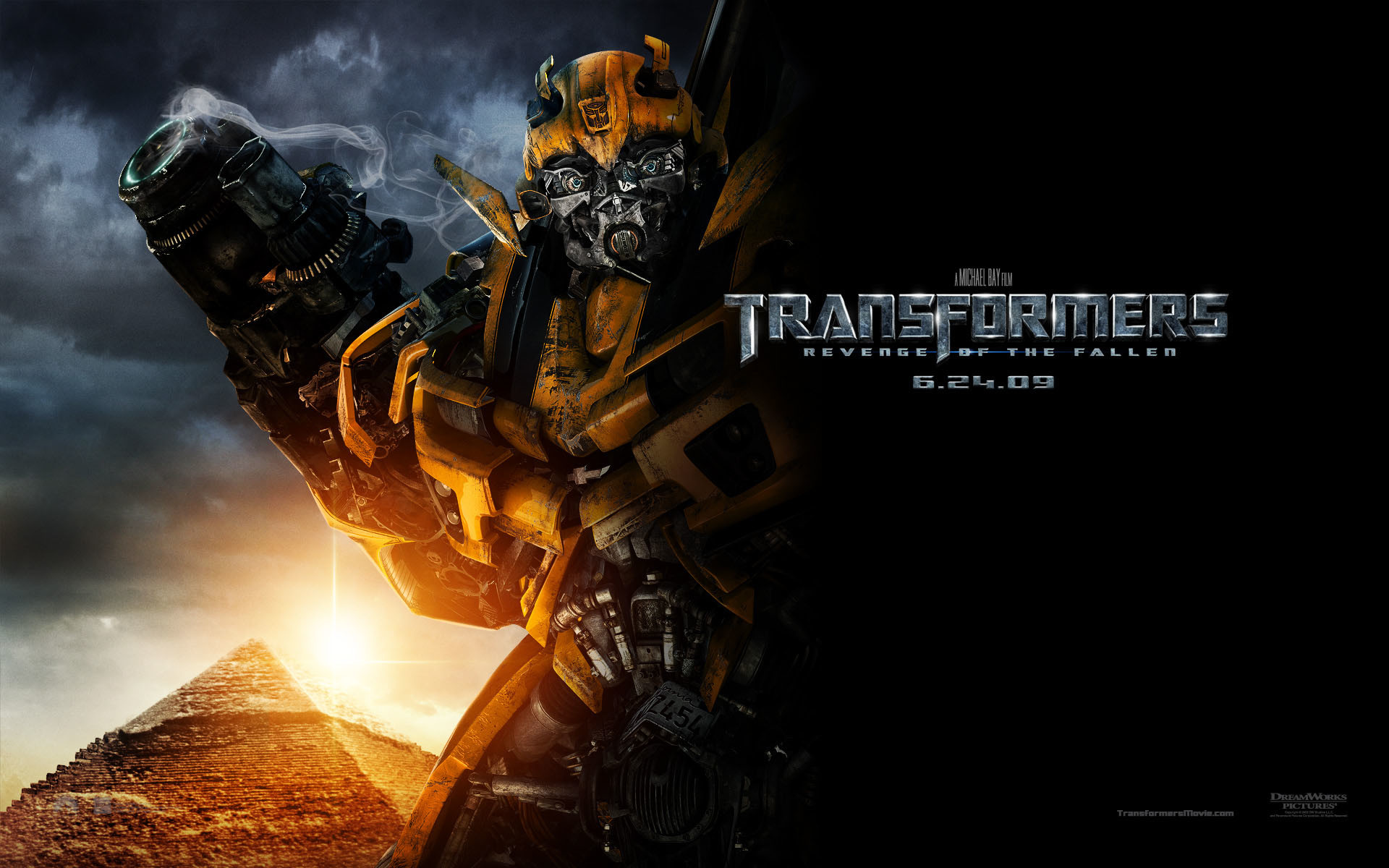 1920x1200 Bumble Bee Autobot in Transformers Revenge of the Fallen wallpaper - Click  picture for high resolution HD wallpaper