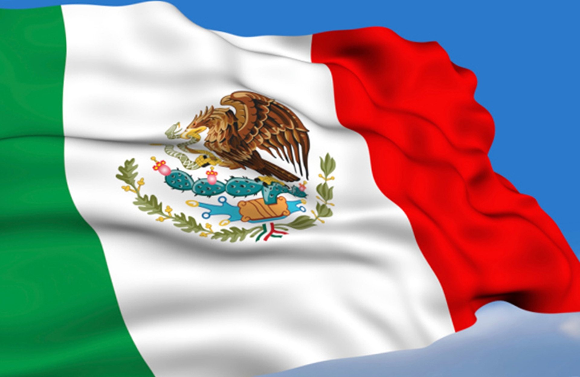 Mexican Flag Wallpaper.