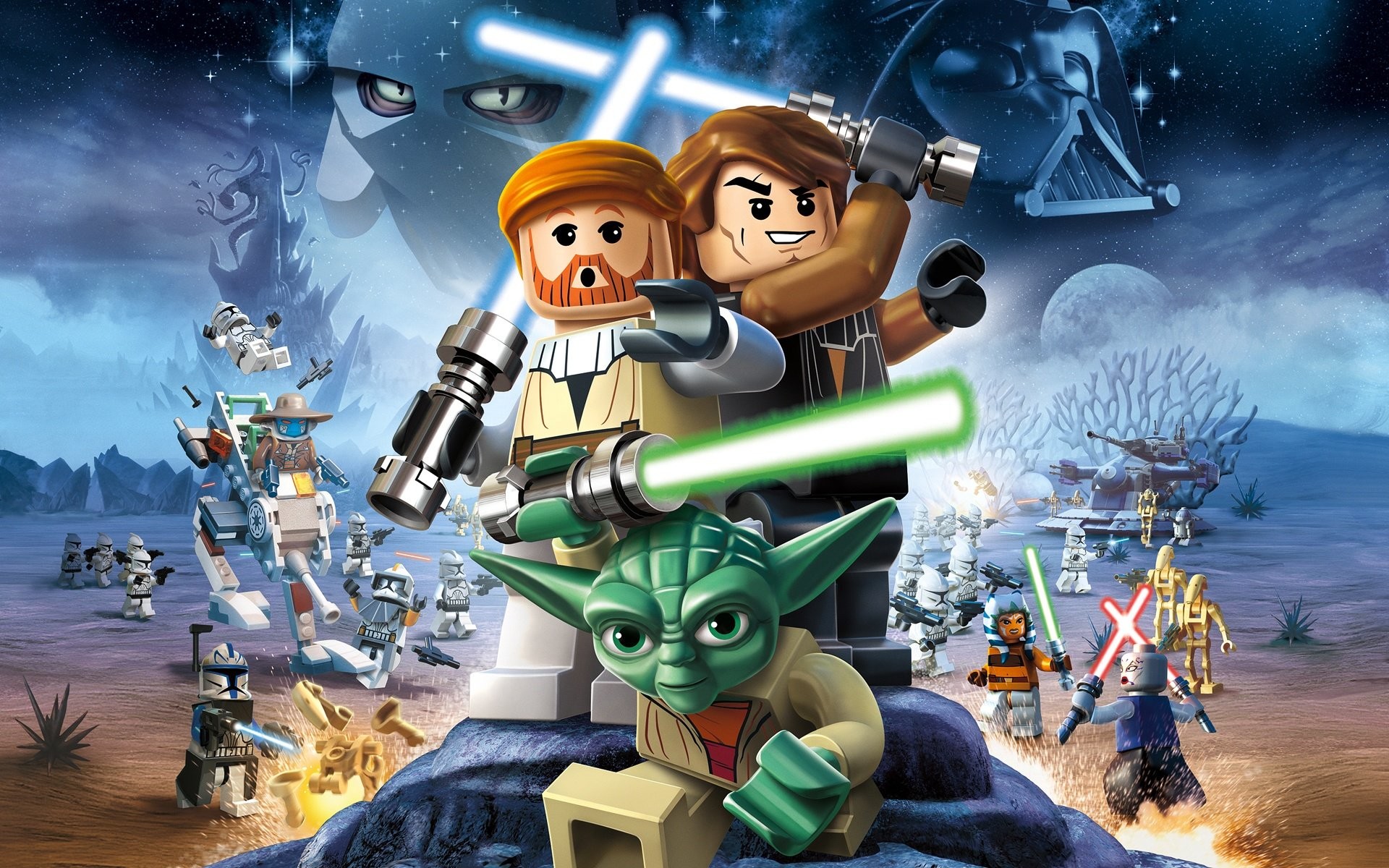 1920x1200 Wallpaper zu Lego Star Wars 3: The Clone Wars herunterladen