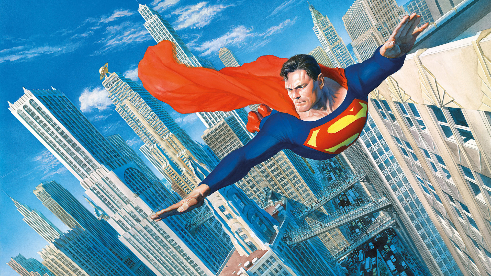 1920x1080 Superman in Metropolis