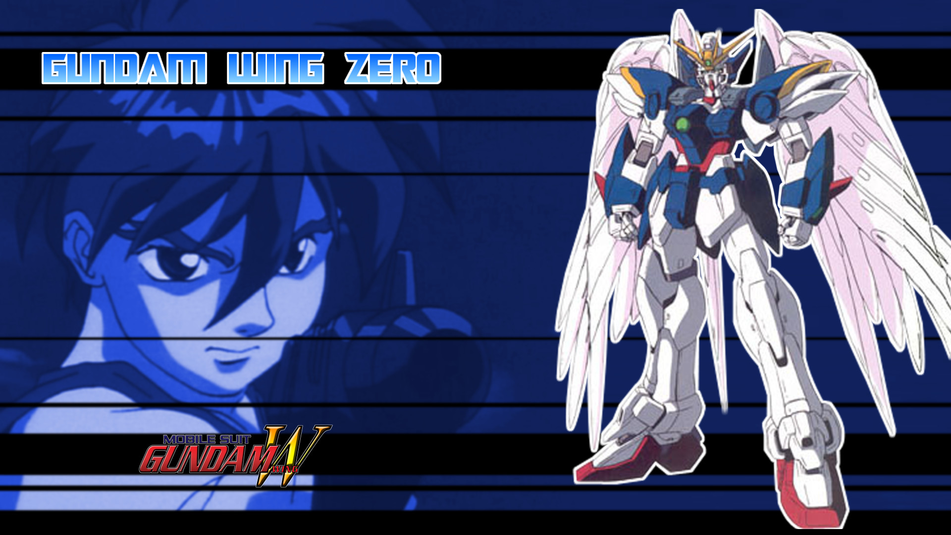1920x1080 ... Gundam Wing Wing Zero 01 by NekoTheOtaku