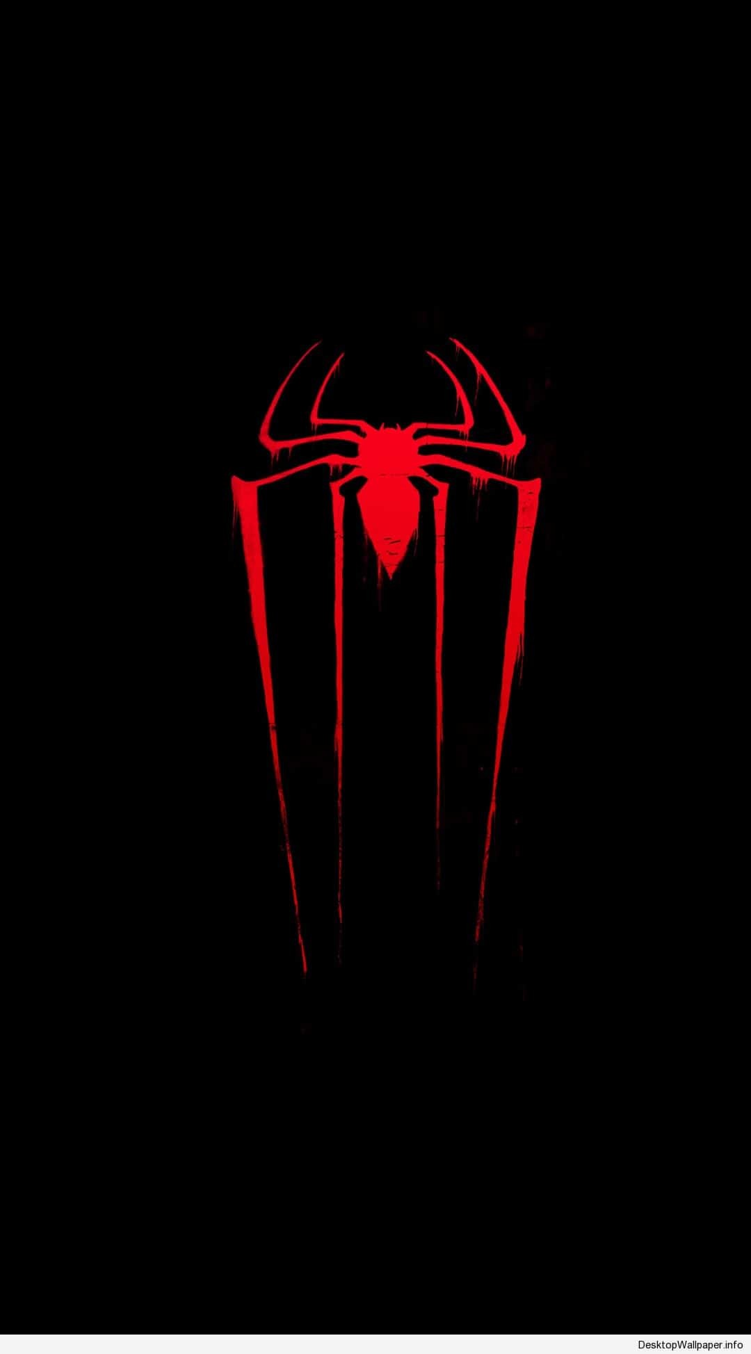 1080x1948 spiderman logo wallpaper for android
