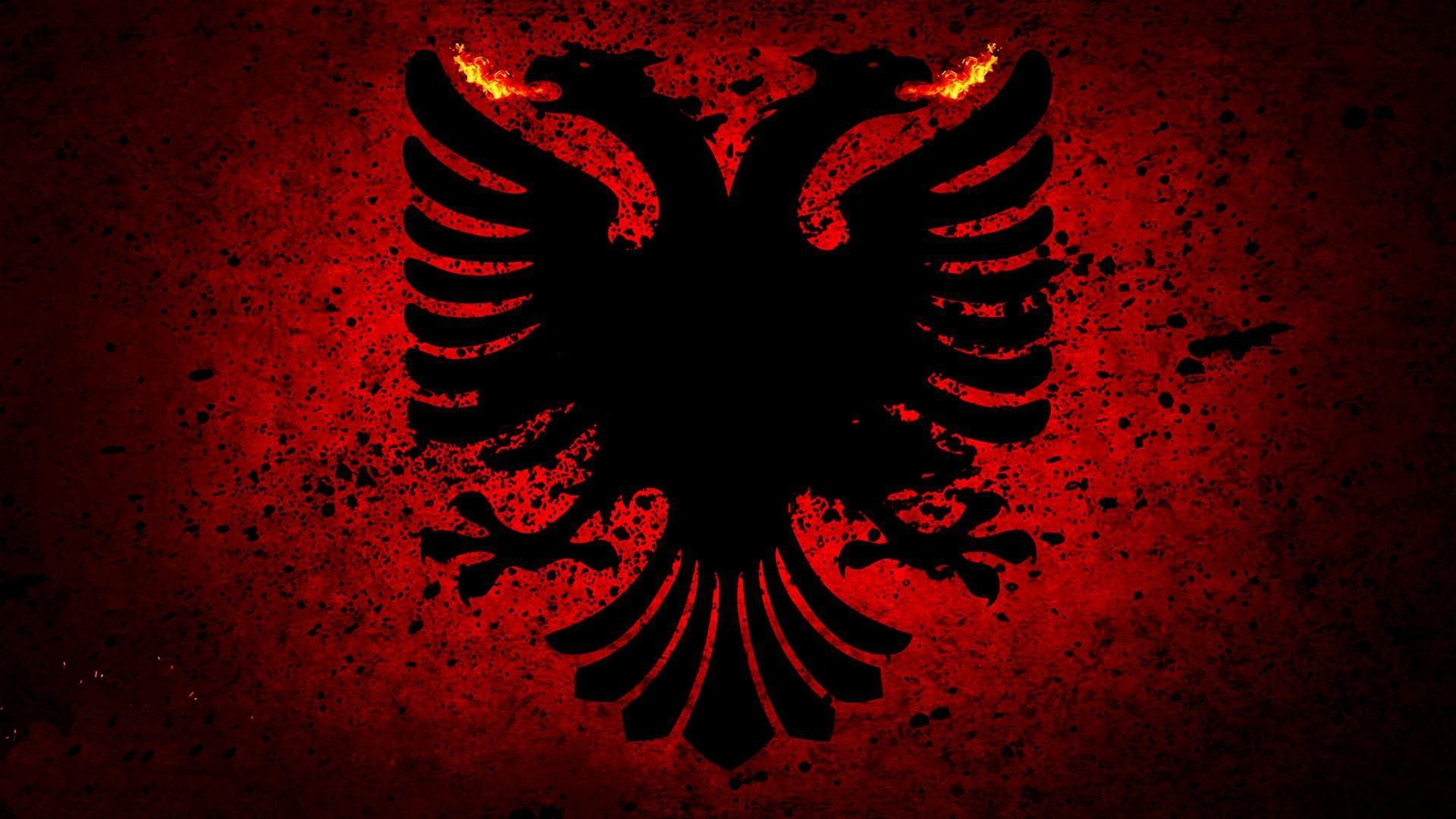 1920x1080  Cool Albanian Flag Wallpaper.