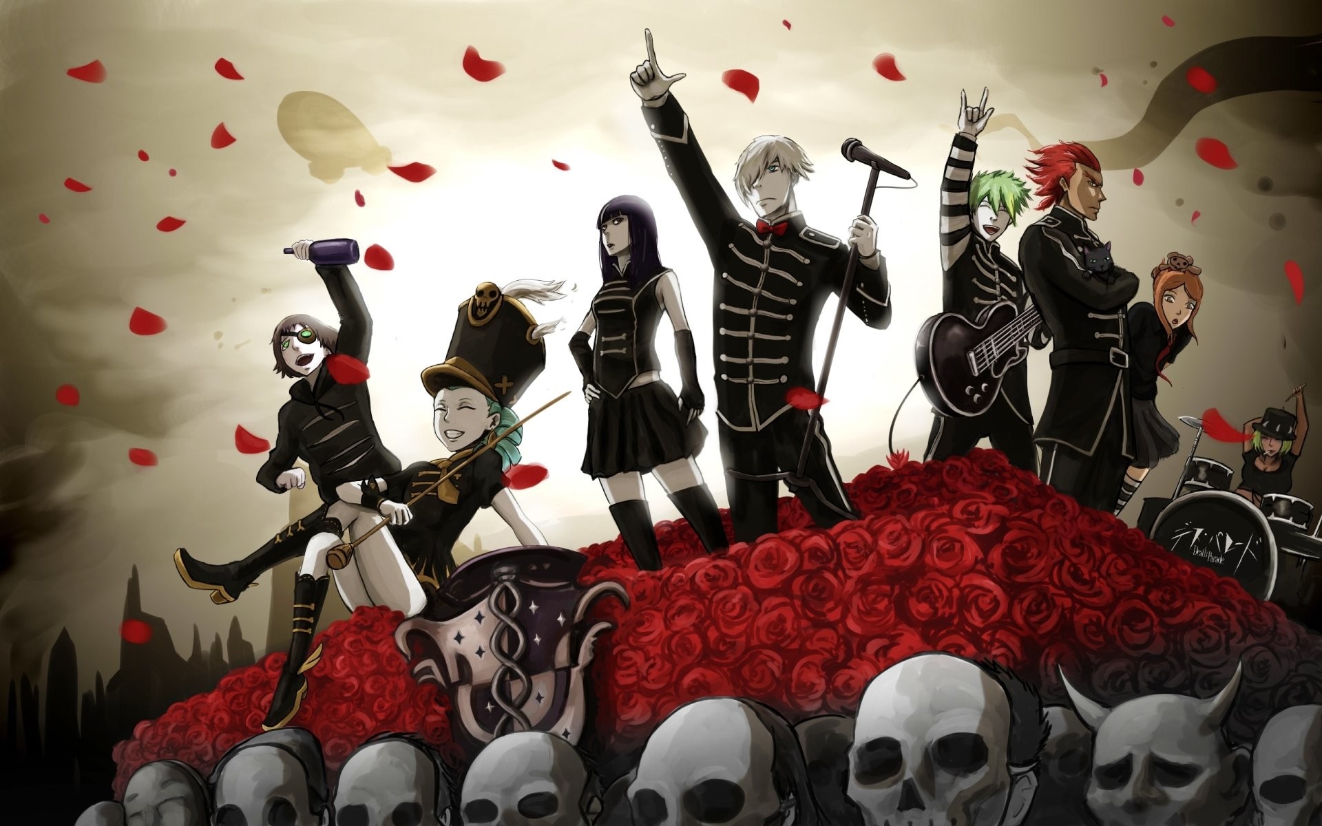 1920x1200 Anime - Crossover Death Parade Chiyuki (Death Parade) My Chemical Romance  Decim (Death