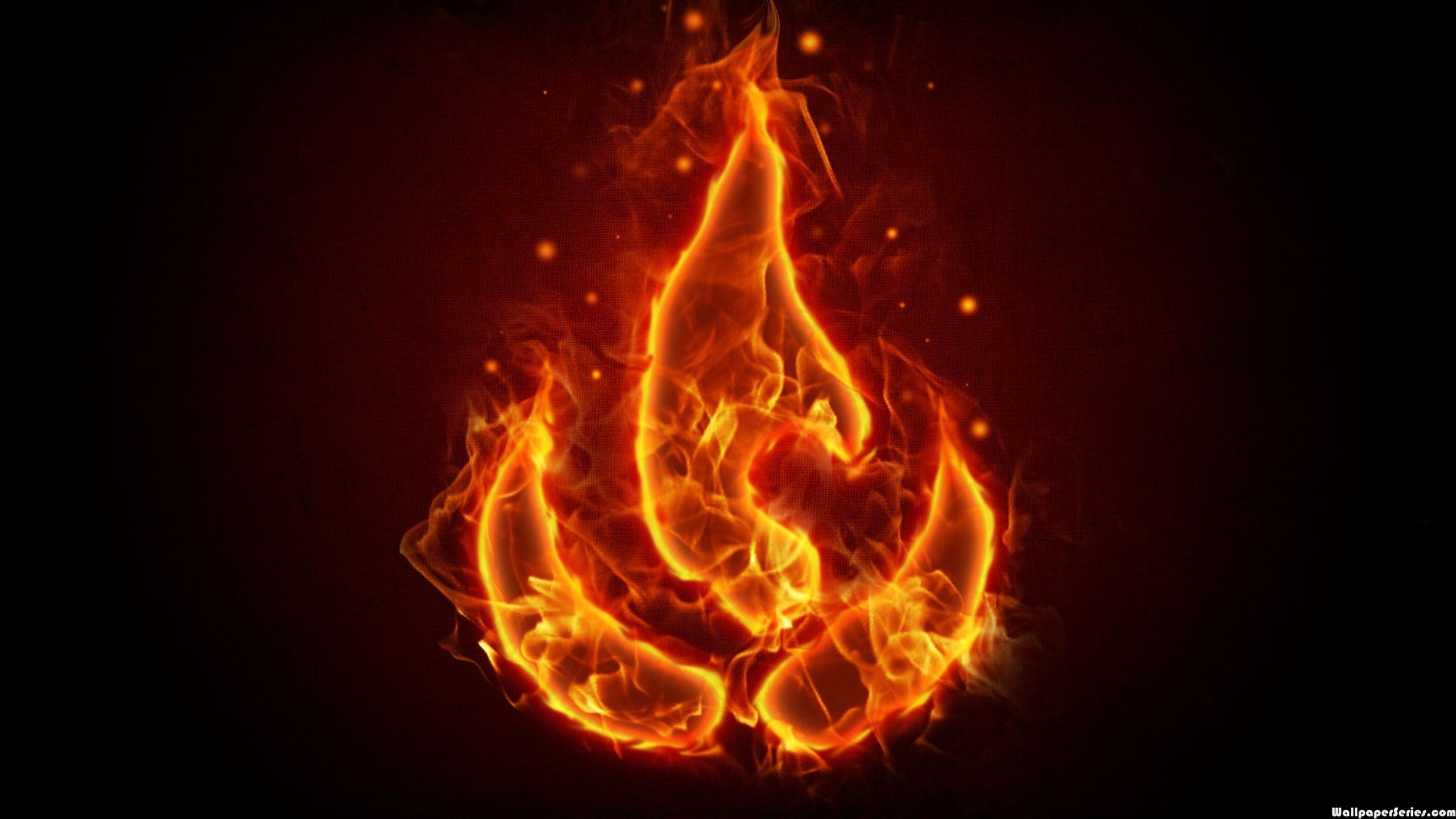 2560x1440 Avatar The Legend of Korra Fire Symbol