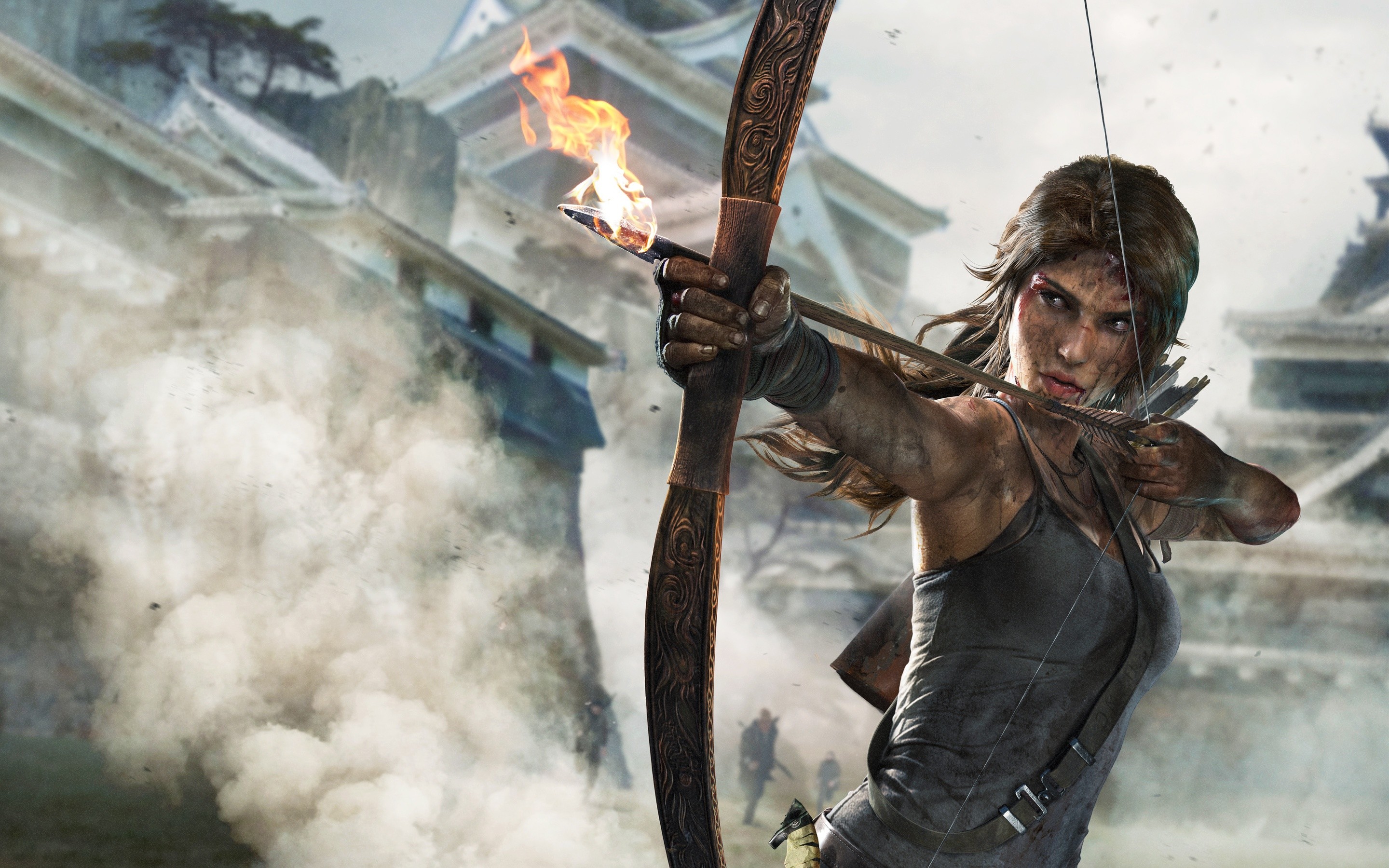 2880x1800 Lara Croft in Tomb Raider Underworld wallpaper Game wallpapers 2880Ã1800