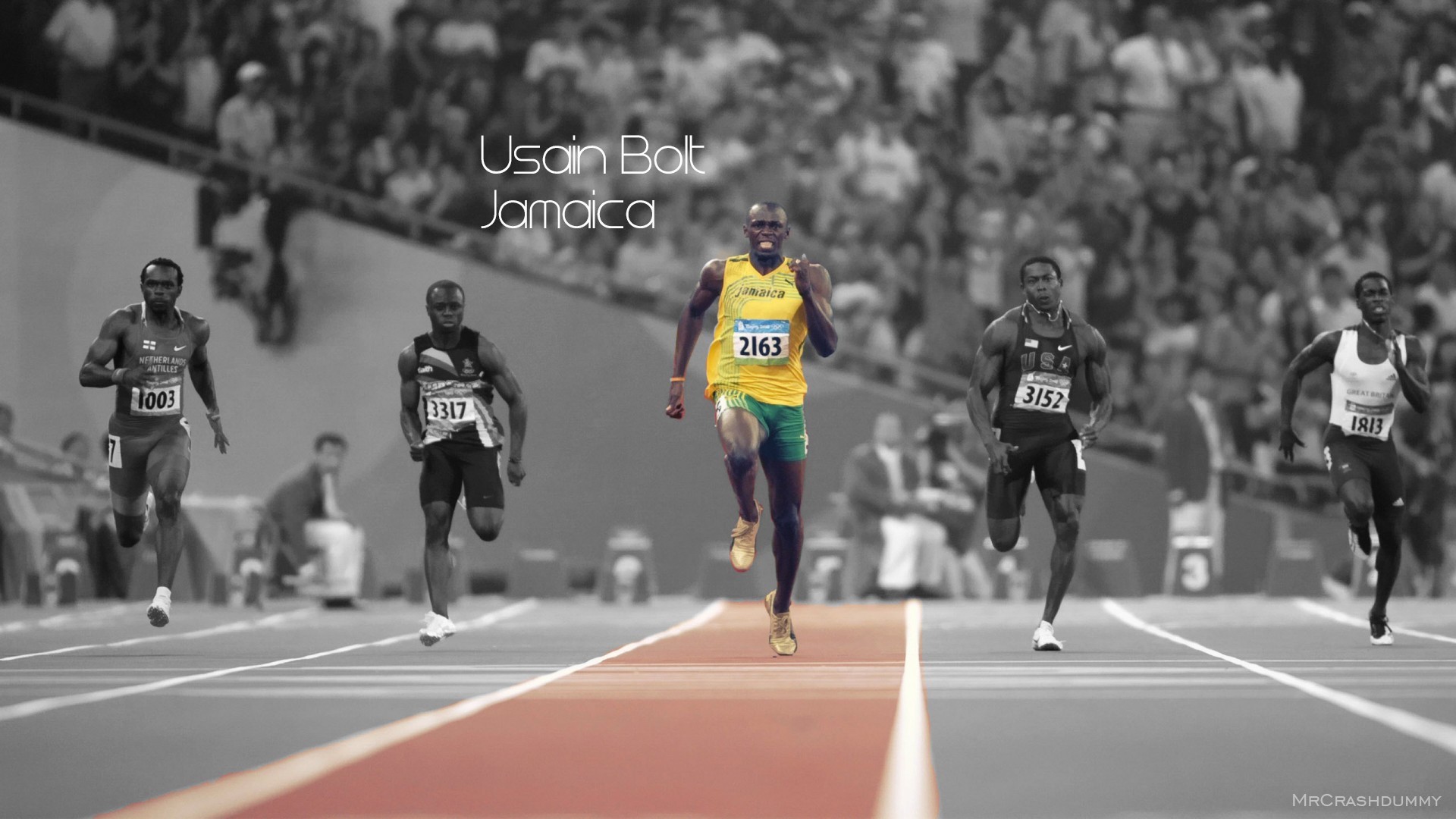 1920x1080 Usain Bolt Wallpaper