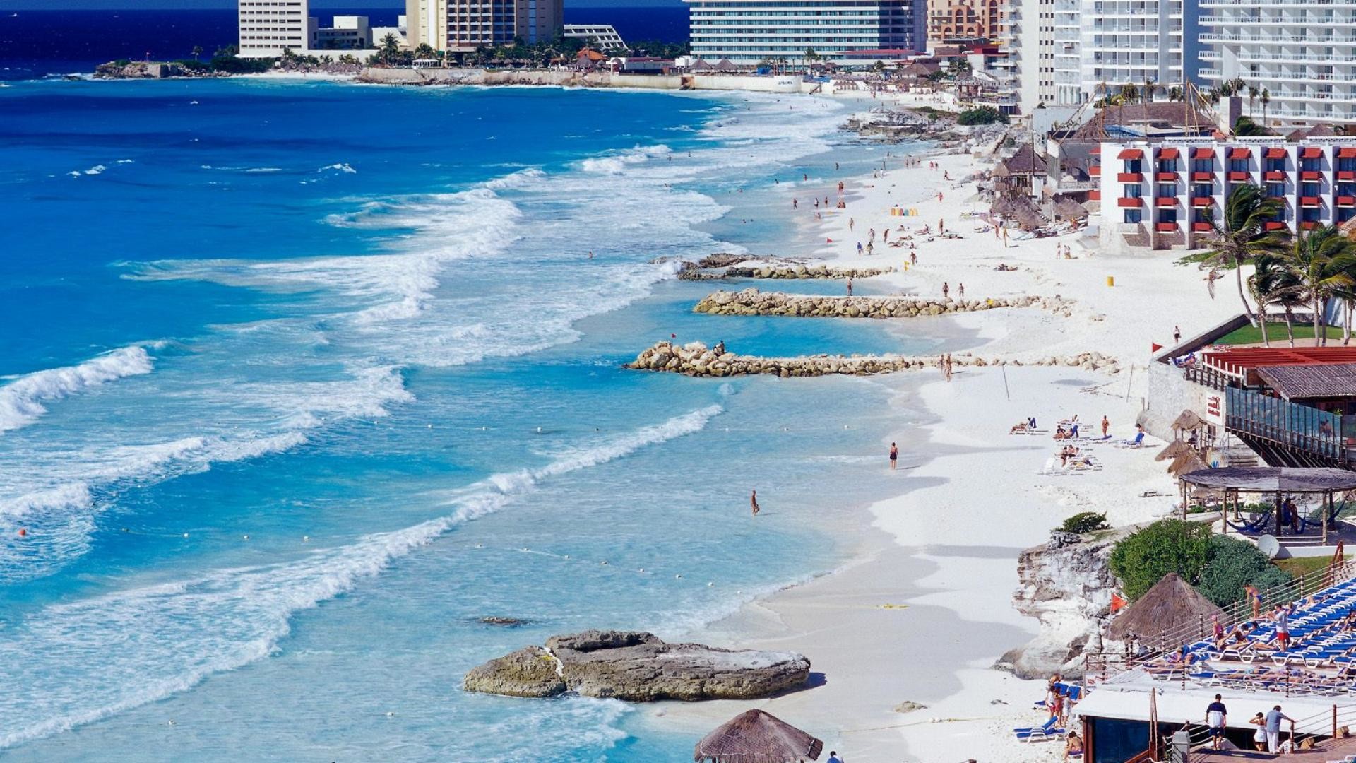 1920x1080 Mexico Cancun Beach