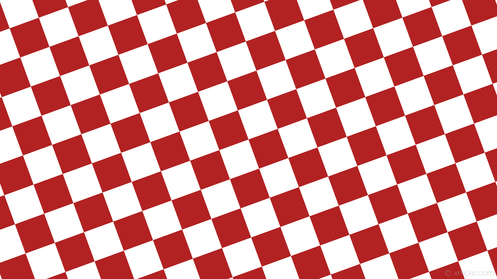 1920x1080 Wallpaper red white checkered squares #b22222 #ffffff diagonal 20 .