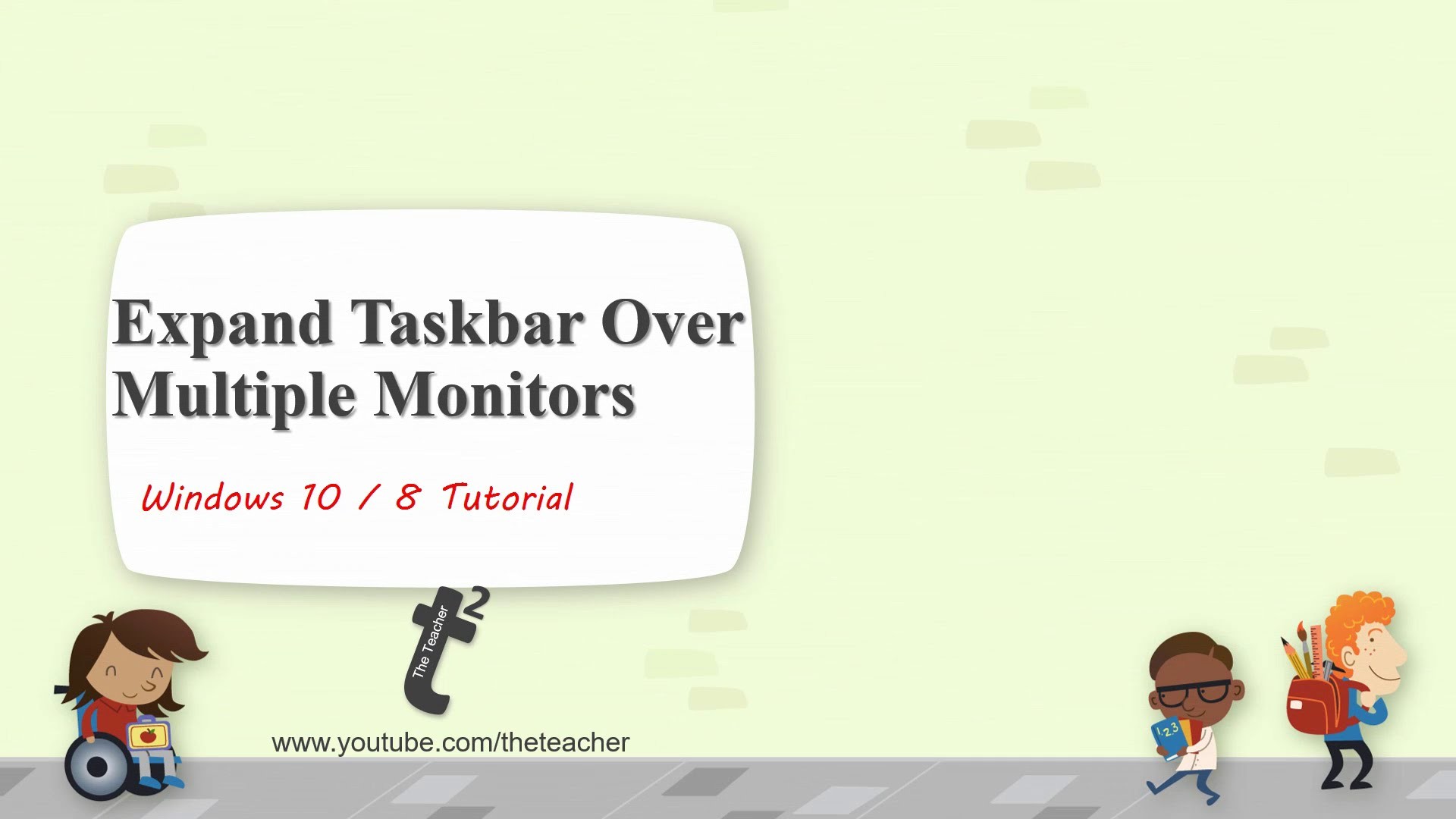 1920x1080 How to Expand Taskbar Over Multiple Monitors | Microsoft Windows 10 / 8.1  Tutorial