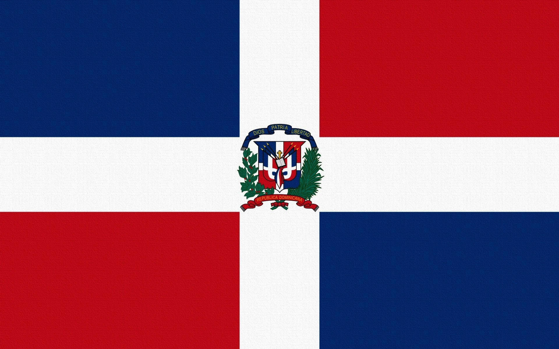 1920x1200 flag dominican republic dominican republic cross square red blue