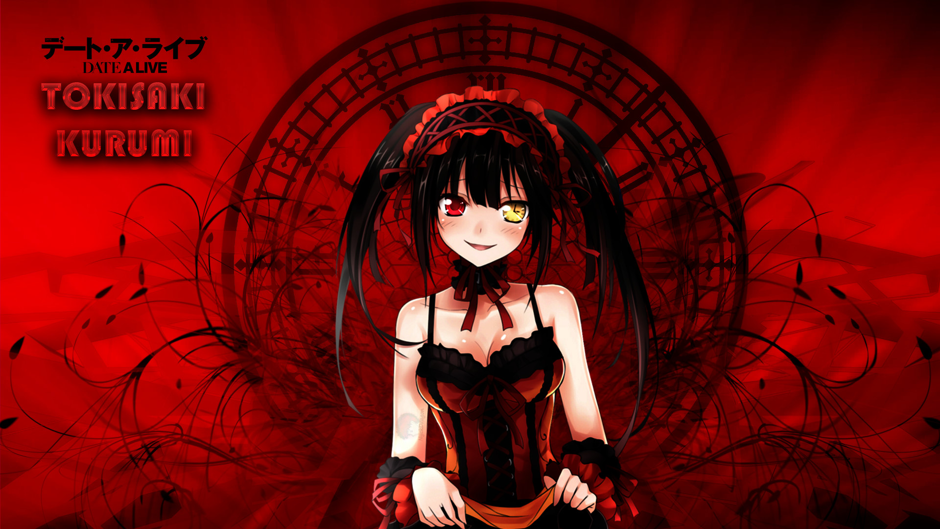 HD wallpaper Date A Live Heterochromia Tokisaki Kurumi  Wallpaper Flare