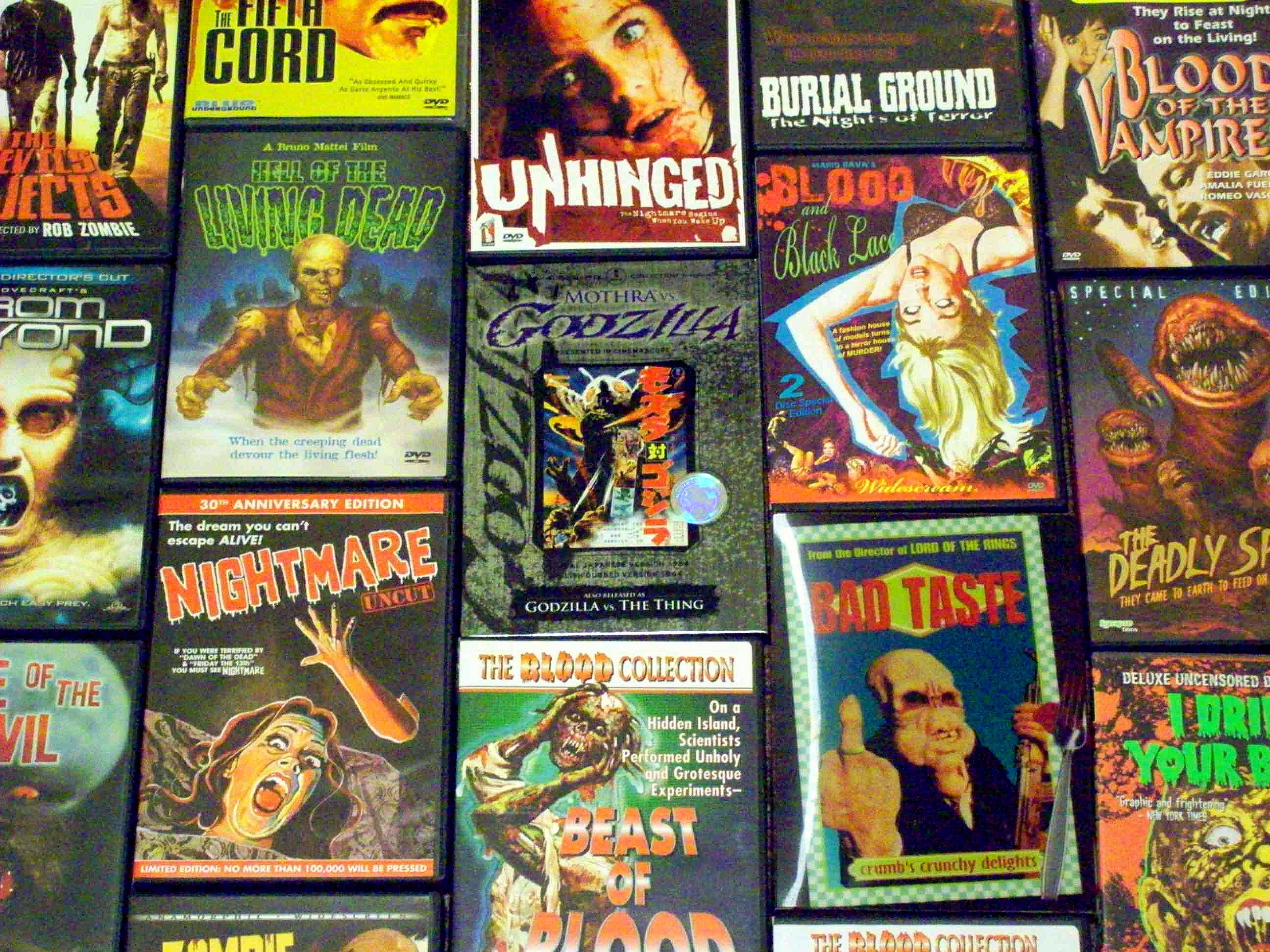 2592x1944 A small but very representative sampling of my DVD collection, which runs  very heavy on