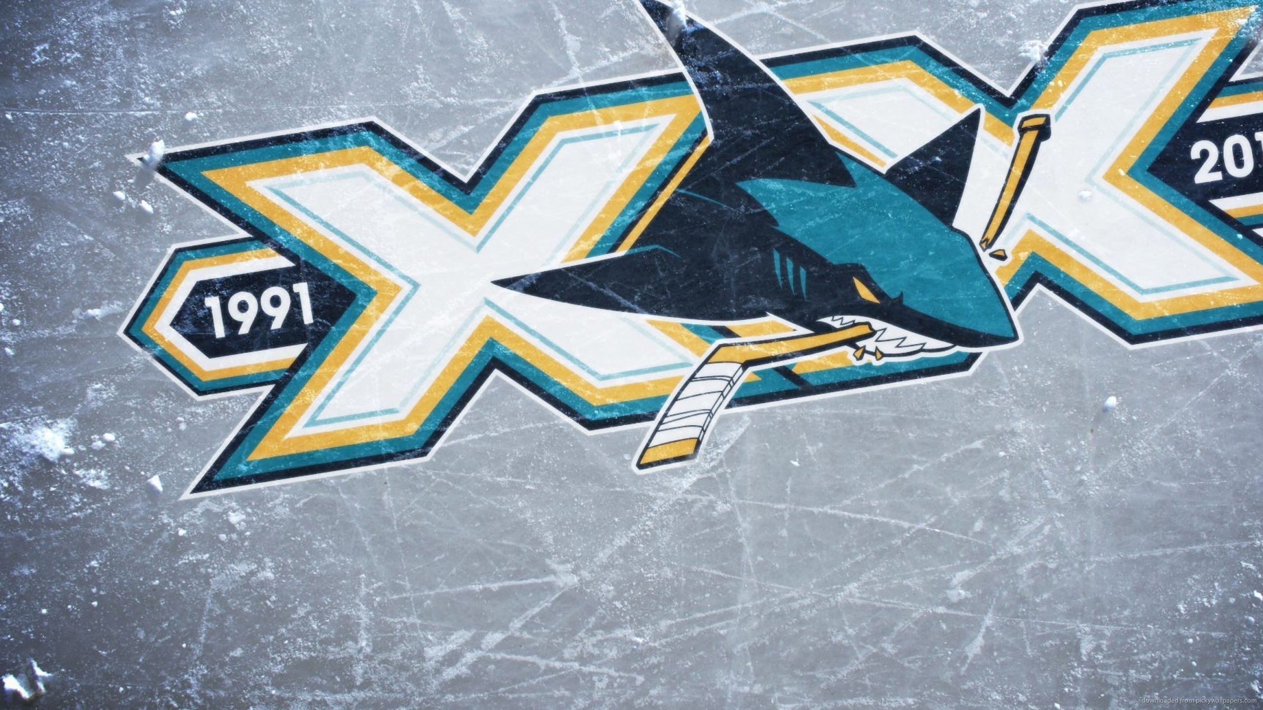 2560x1440 San Jose Sharks Logo for 