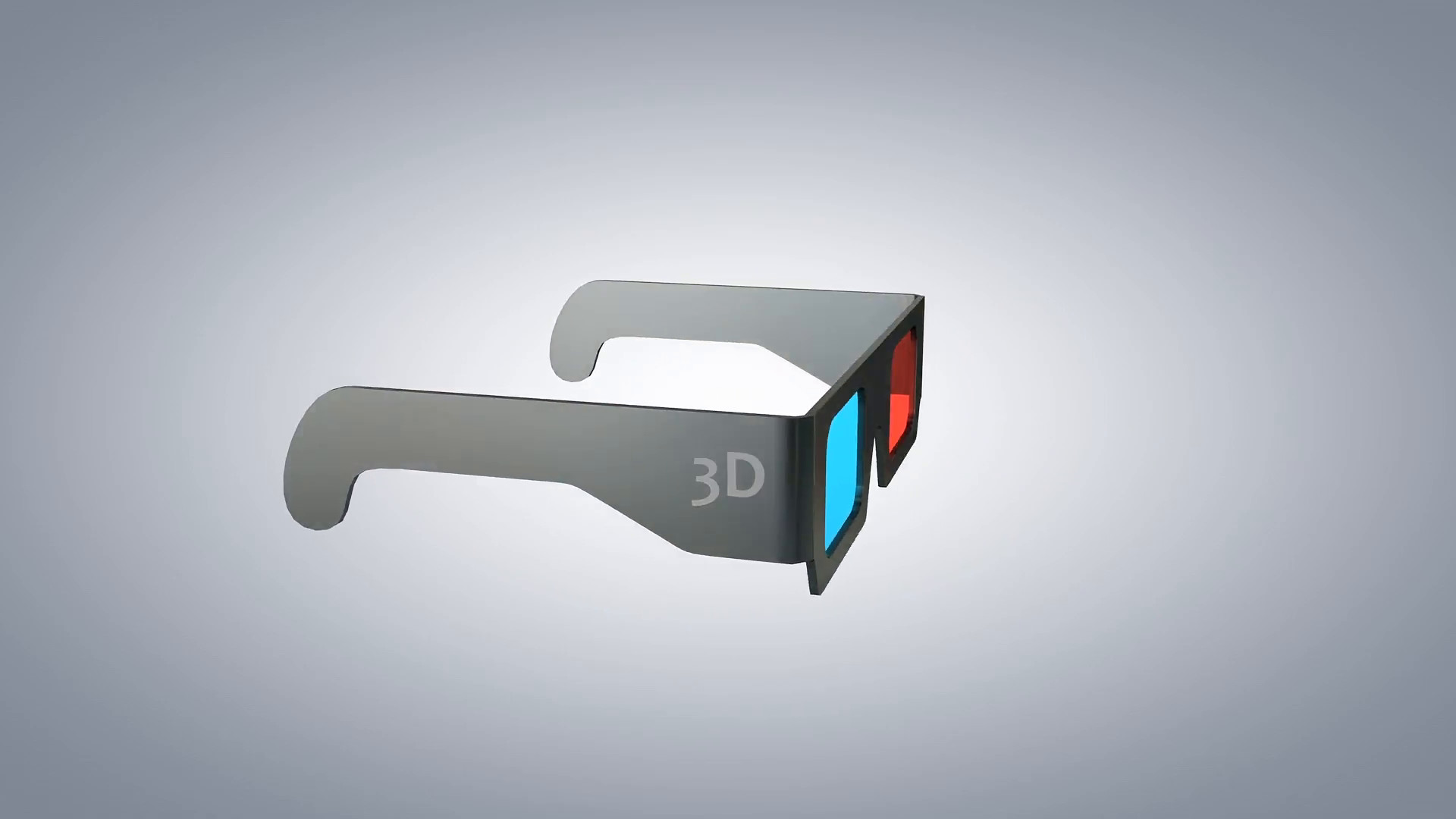 1920x1080 3D glasses rotate 360 animation with alpha matte. Motion Background -  VideoBlocks