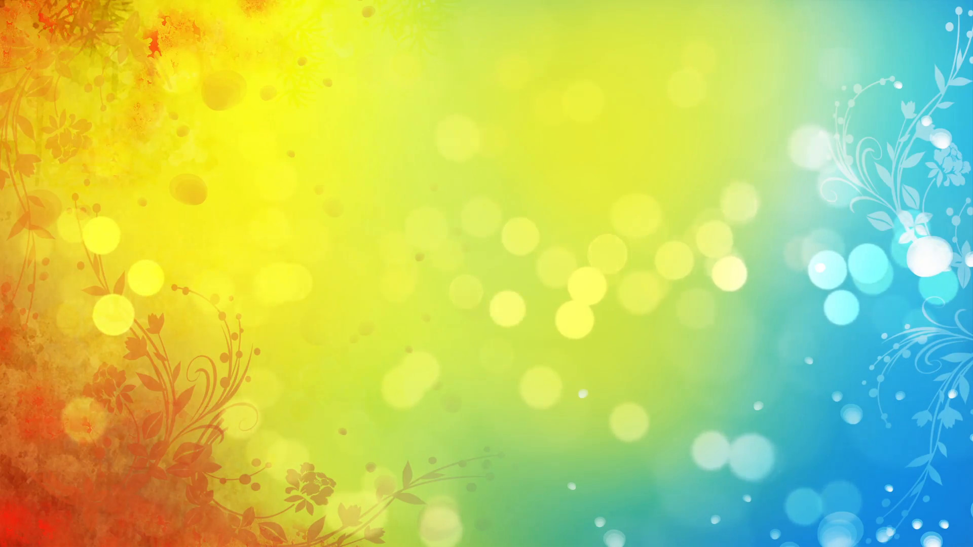 1920x1080 Abstract Watercolor Multicolor Bokeh Background