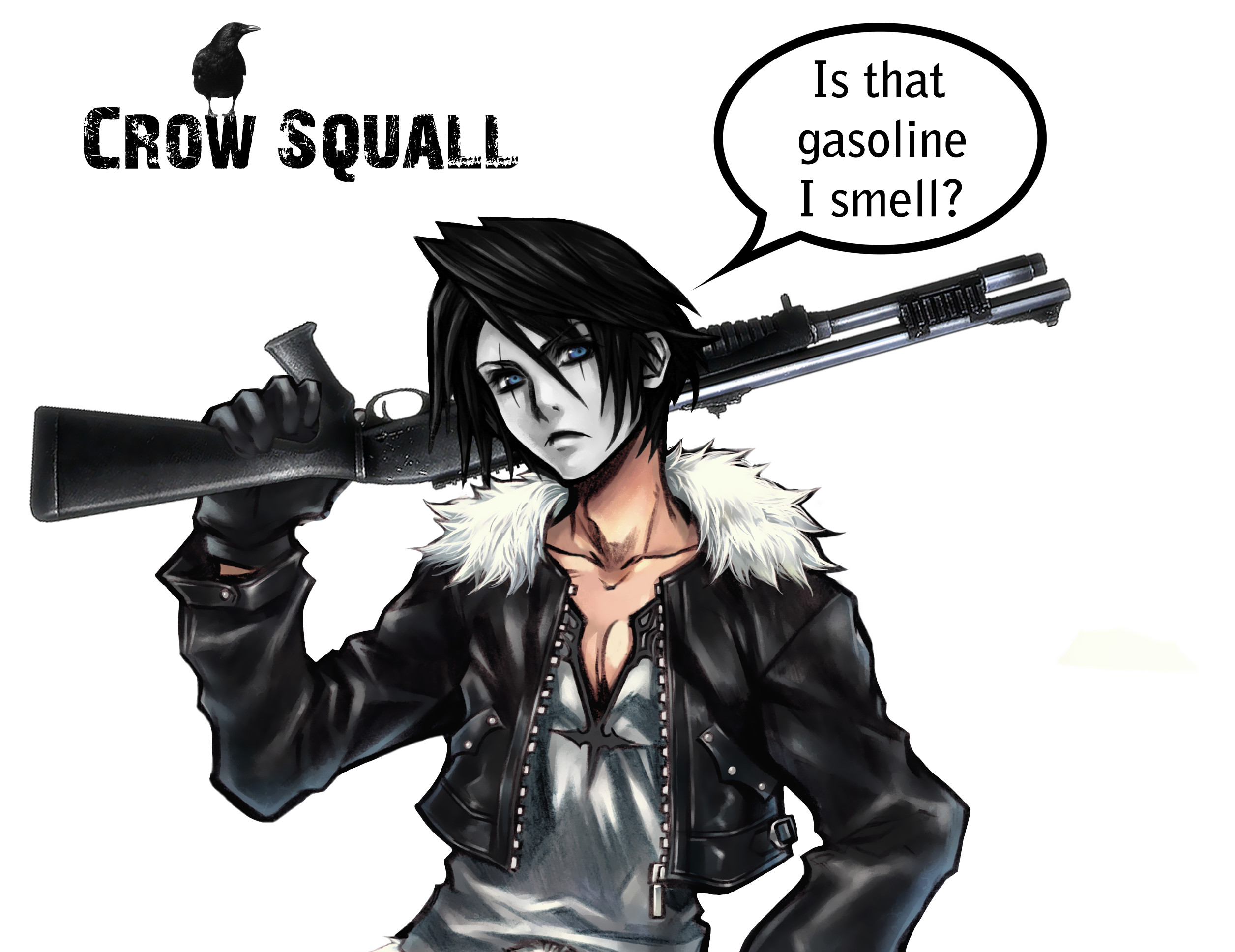 2512x1936 Crow Squall Leonhart by KyoFlameAshHylden Crow Squall Leonhart by  KyoFlameAshHylden