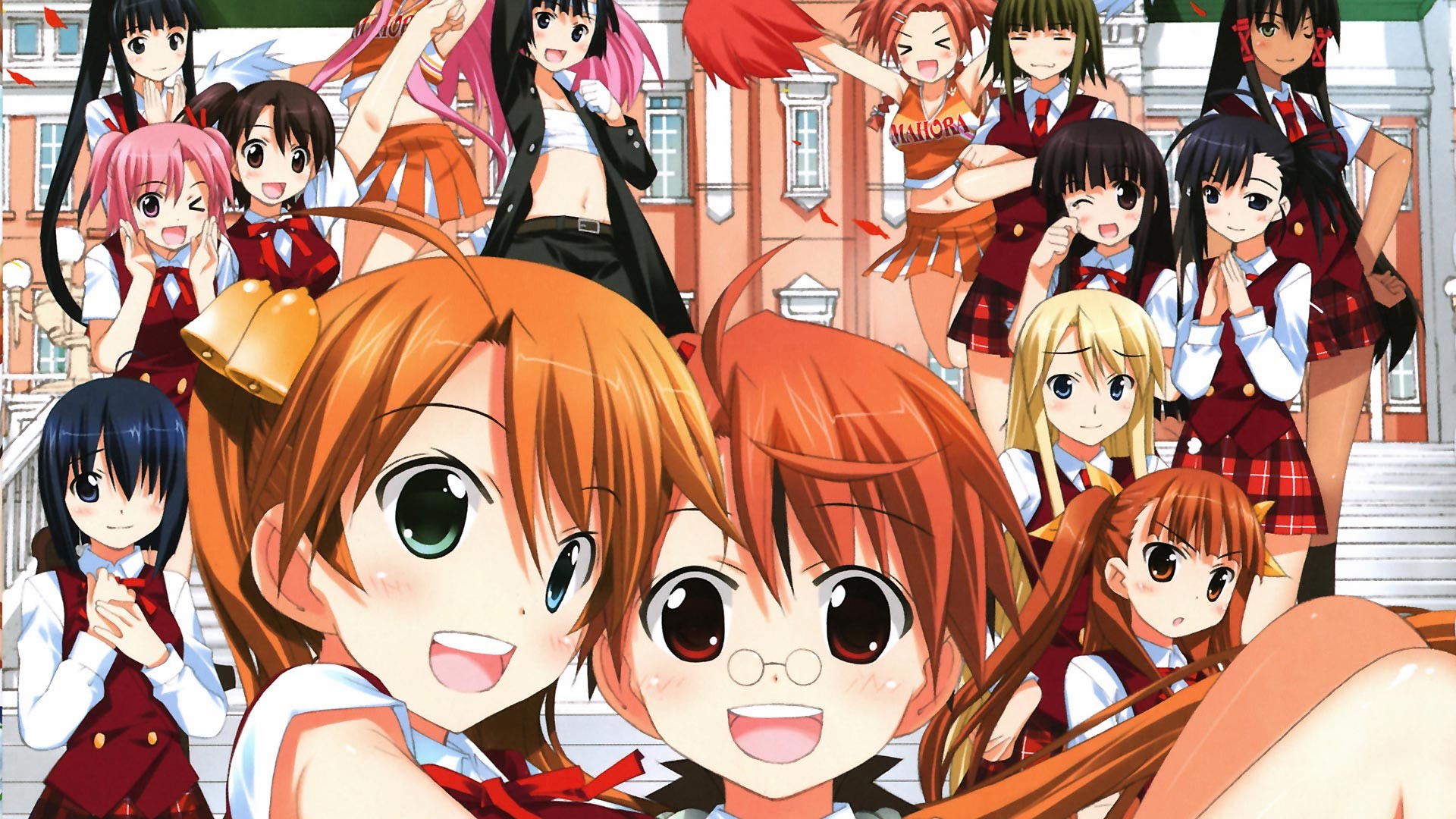 1920x1080 ... series as well as the Negima!? retelling as well as original manga art  plus some cool fan art. A great theme for all fans of the long running  series.