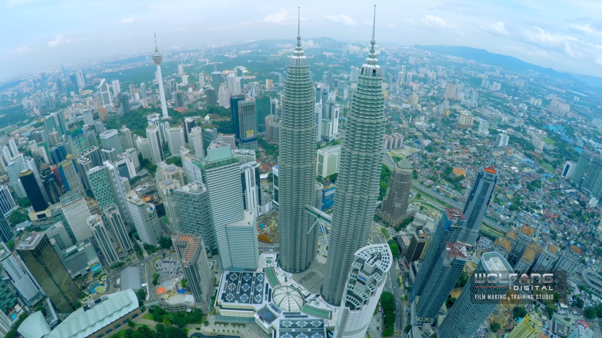 1920x1080 Reaching for the sky- the Petronas Twin Towers in Kuala Lumpur