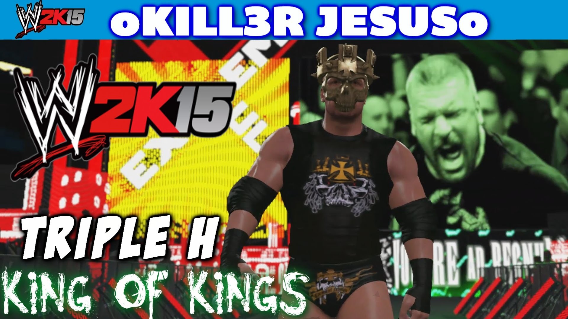 1920x1080 WWE 2K15 Triple H - King of Kings Skull King Mask I Community Creations PS4  XBOX ONE - YouTube