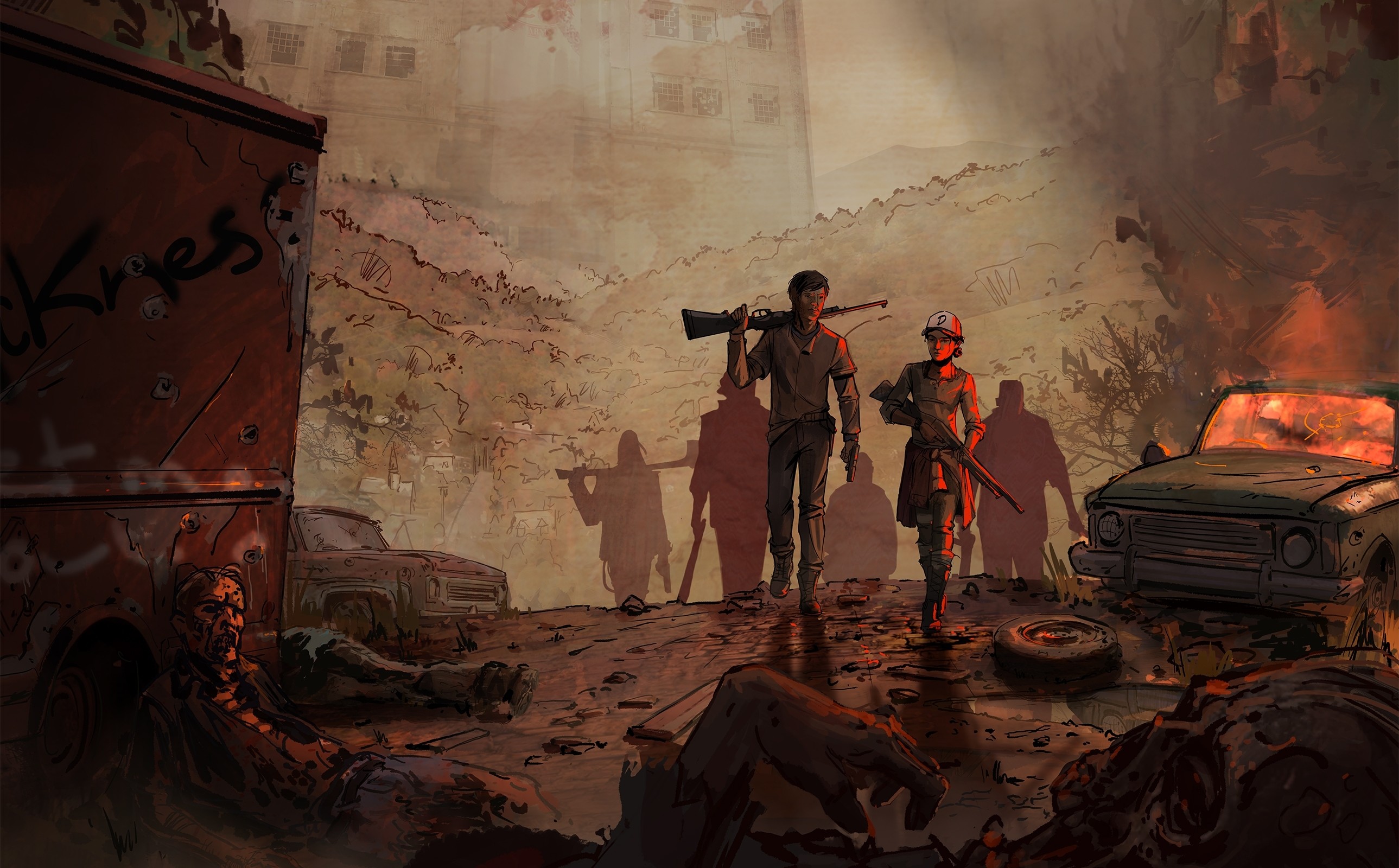 2578x1600 31 The Walking Dead: A New Frontier HD Wallpapers | Backgrounds - Wallpaper  Abyss