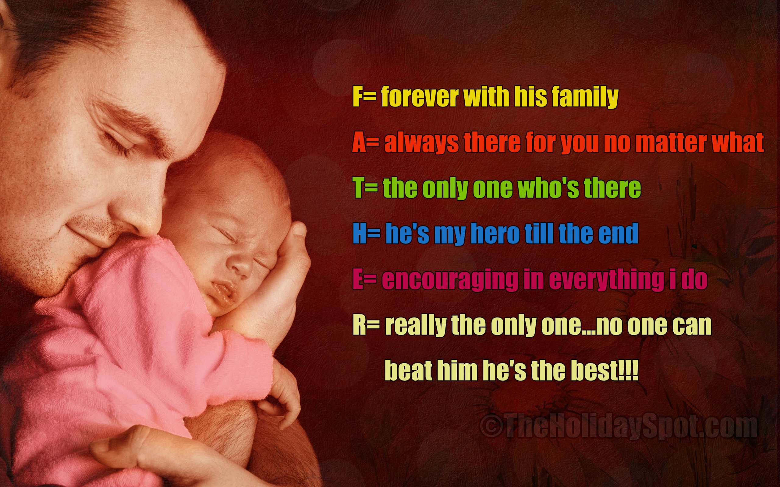 2560x1600 HD Father's Day Wallpaper - meaning of FATHER