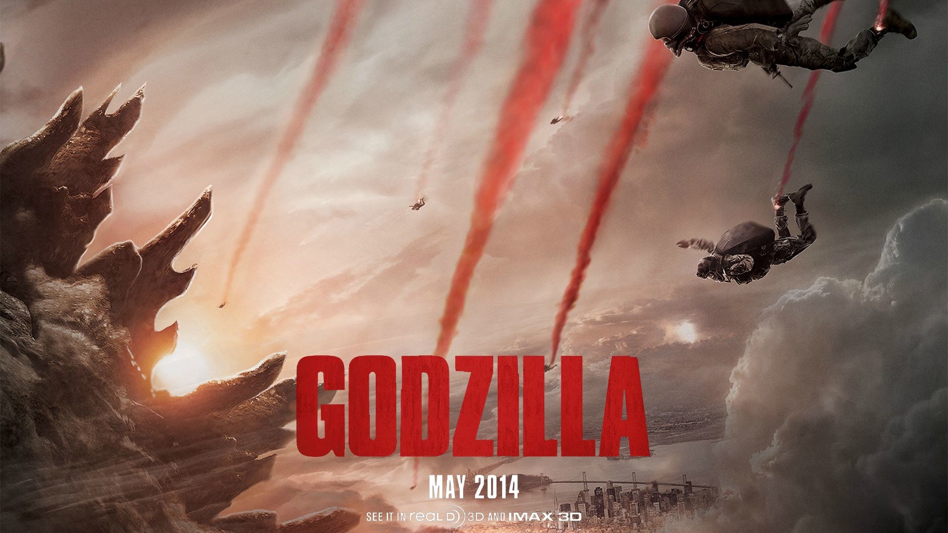1920x1080 Godzilla 2014 wallpaper 1